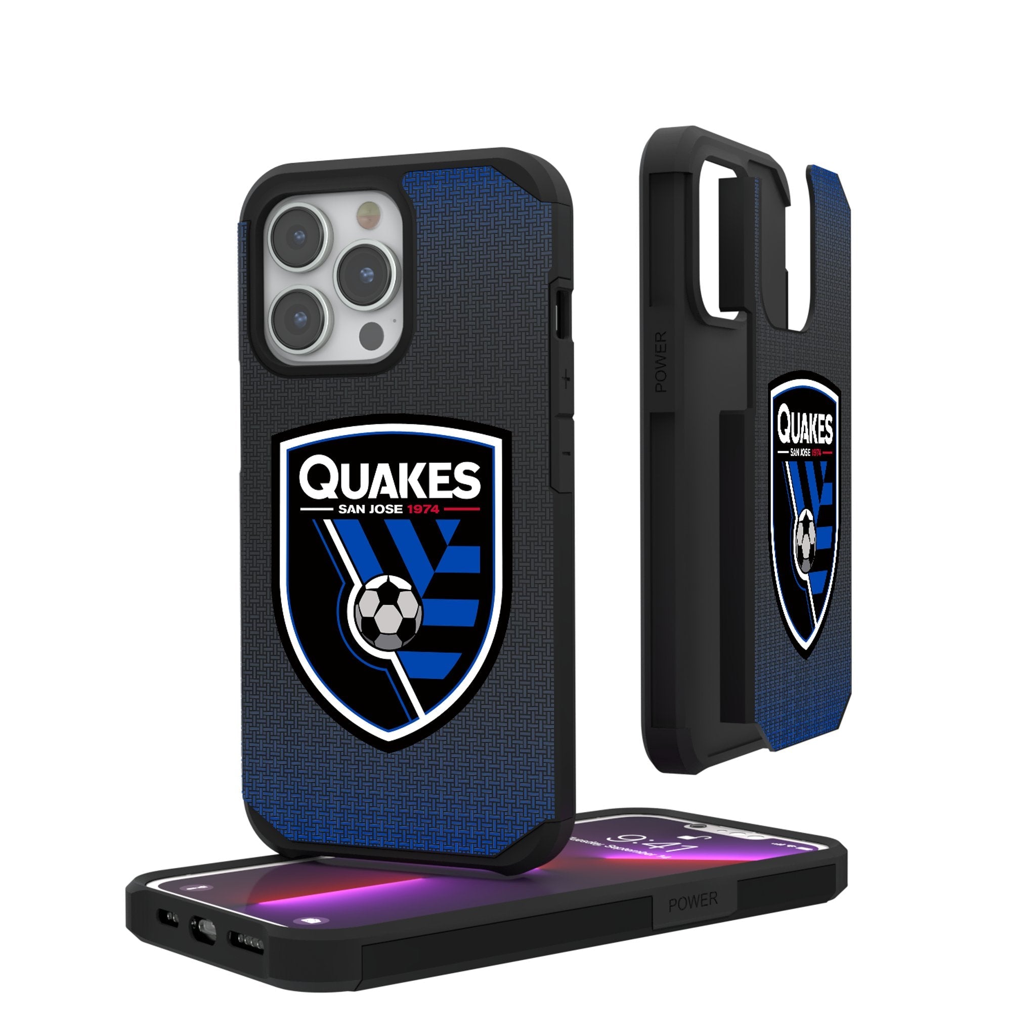 San Jose Earthquakes   Linen Rugged Phone Case