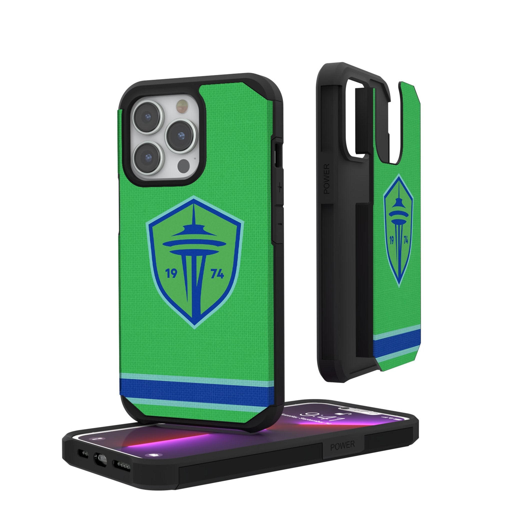 Seattle Sounders FC   Stripe Rugged Phone Case