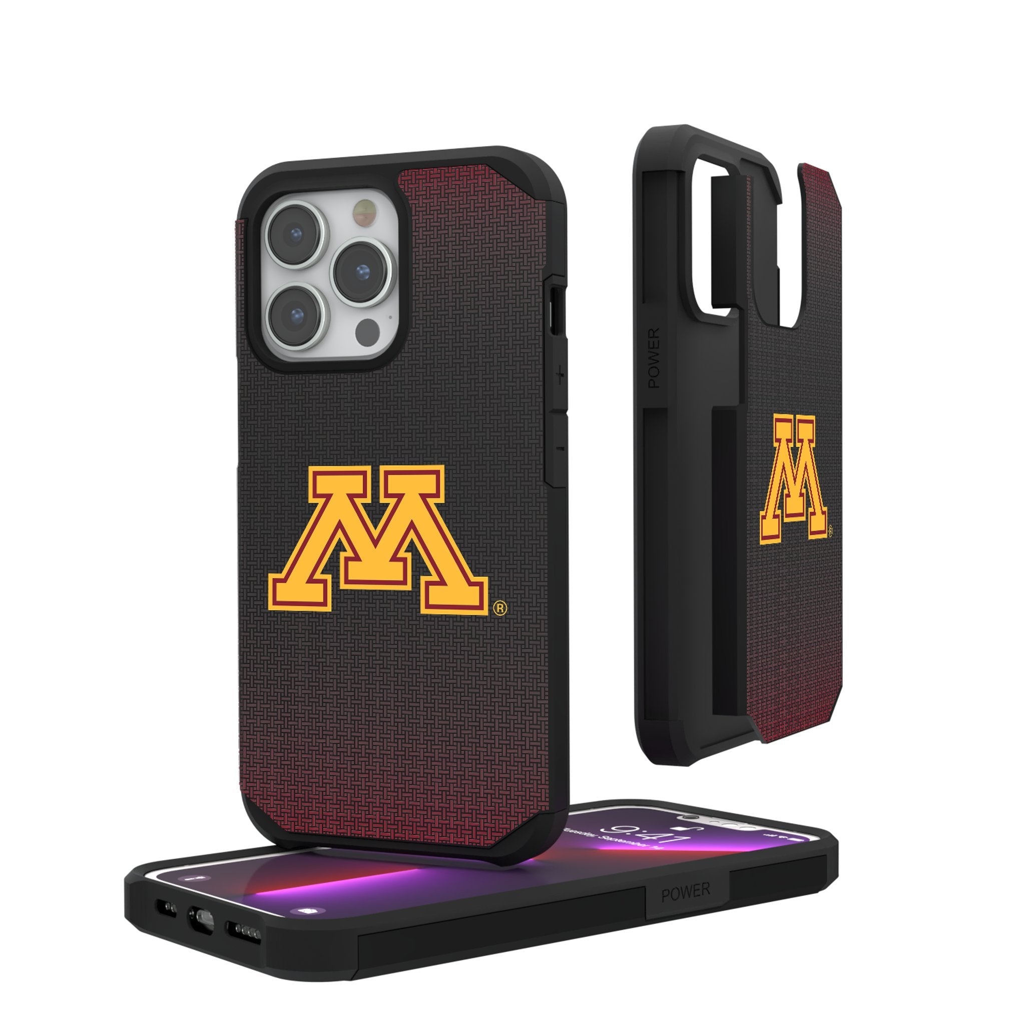 University of Minnesota Golden Gophers Linen Rugged Phone Case