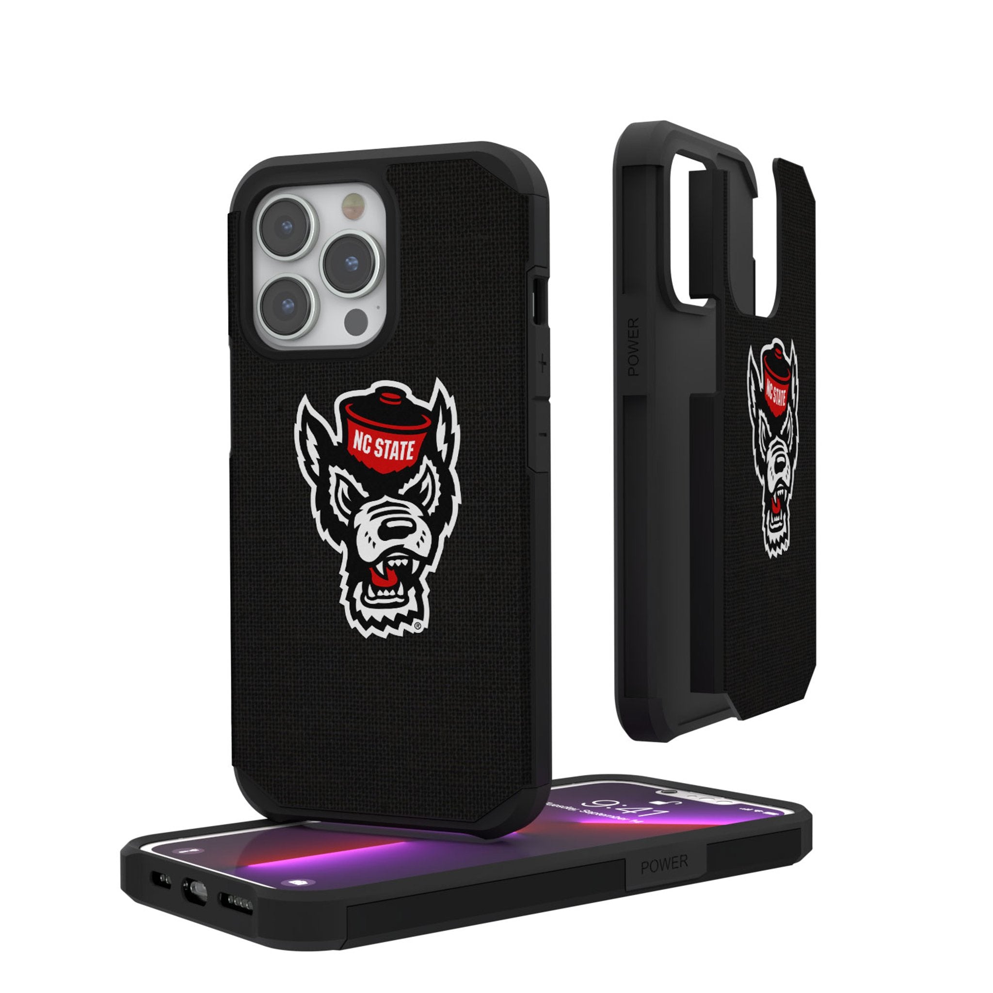 North Carolina State University Wolfpack Solid Rugged Phone Case