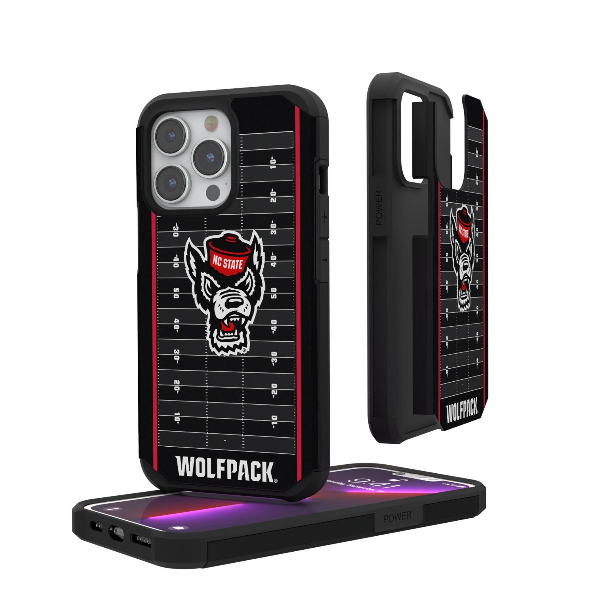 North Carolina State University Wolfpack Field Rugged Phone Case