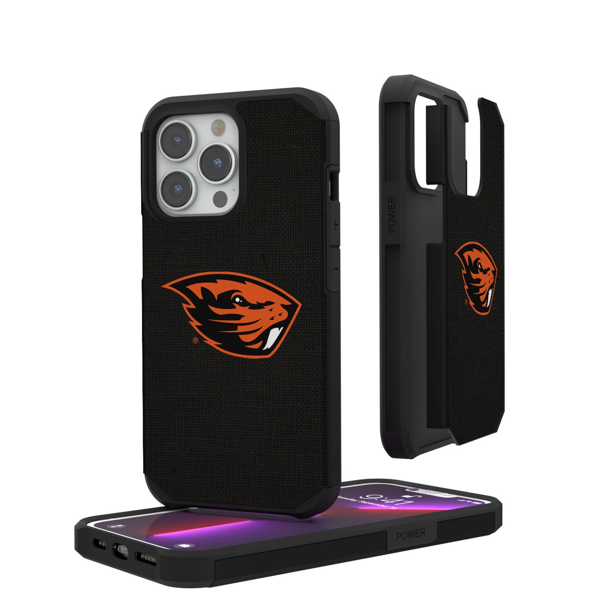 Oregon State University Beavers Solid Rugged Phone Case