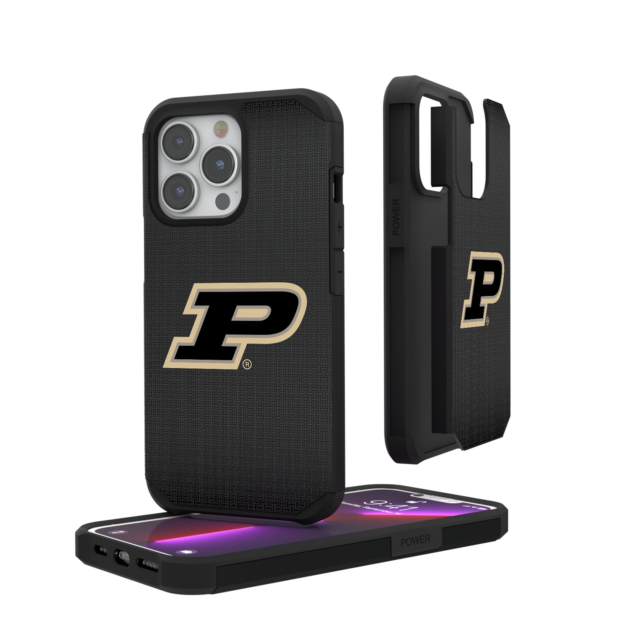 Purdue University Boilermakers Linen Rugged Phone Case 1