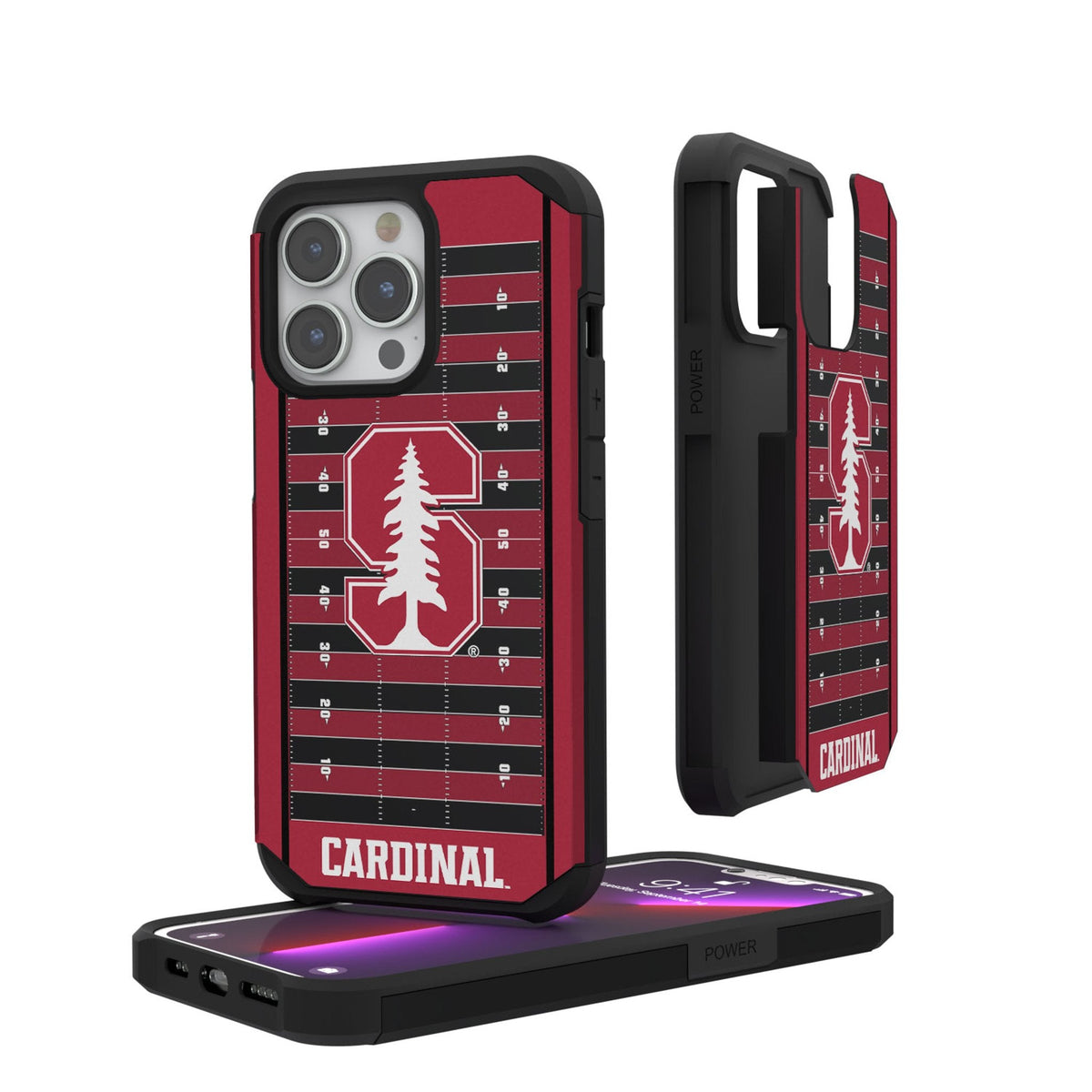 Stanford University Cardinal Field Rugged Phone Case