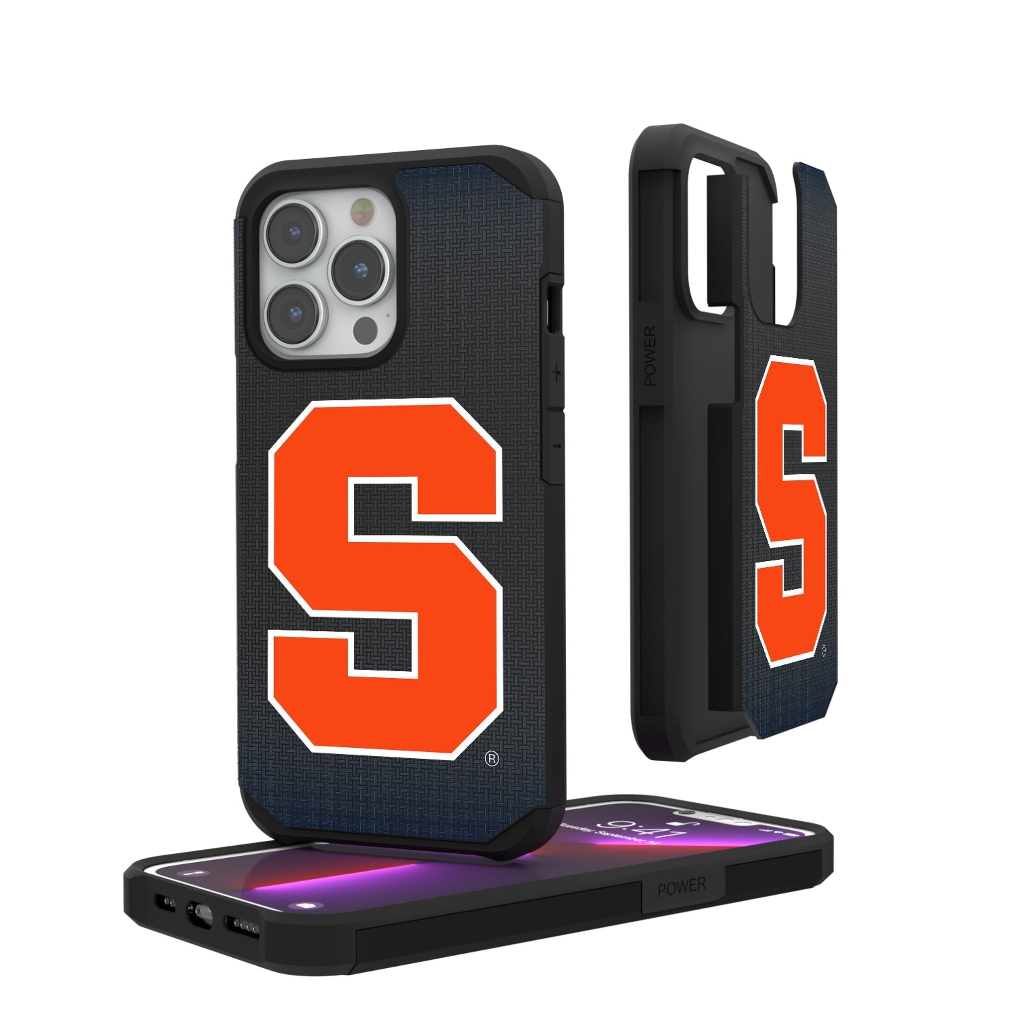 Syracuse University Orange Linen Rugged Phone Case for Apple iPhone 1