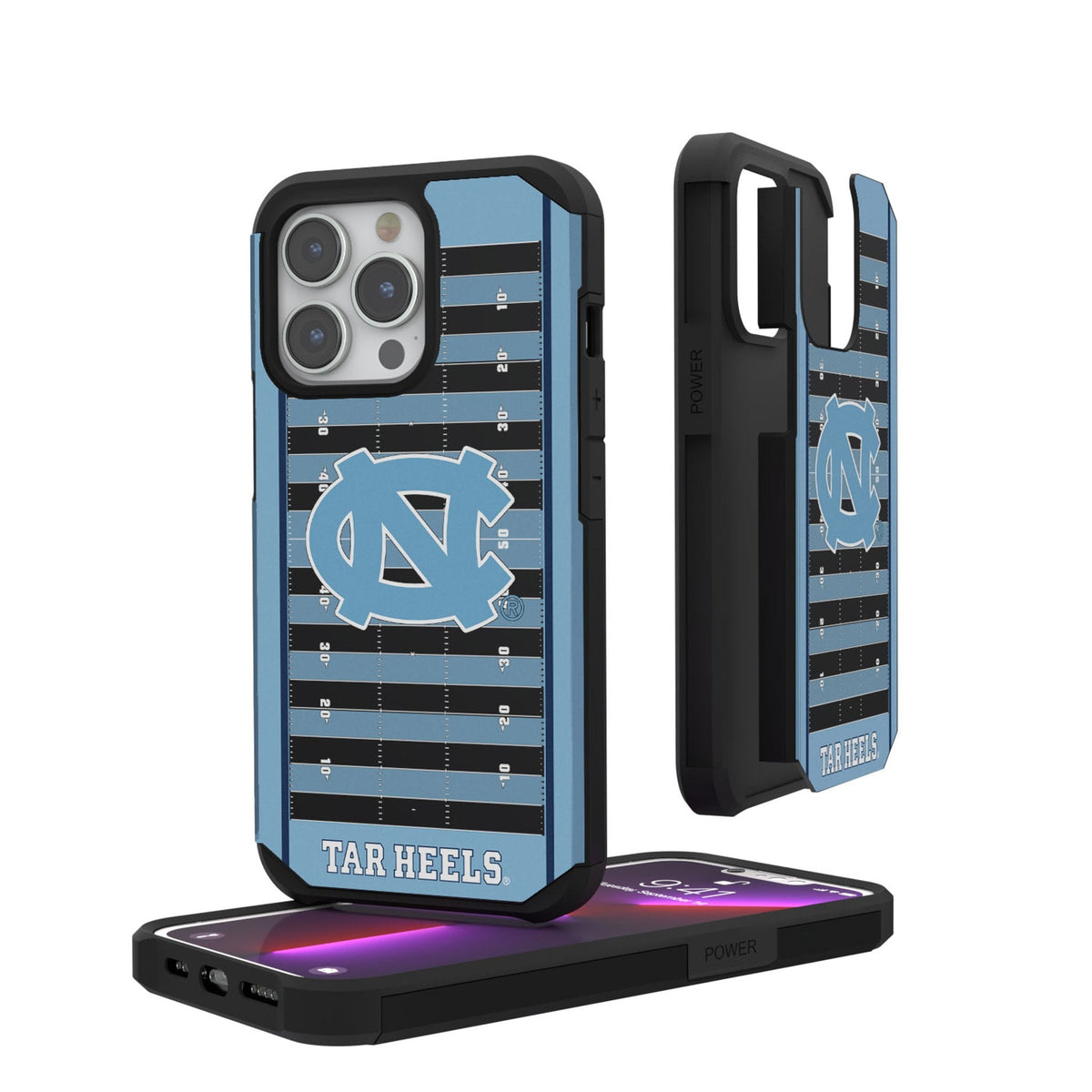 University of North Carolina Tar Heels Field Rugged Phone Case 1