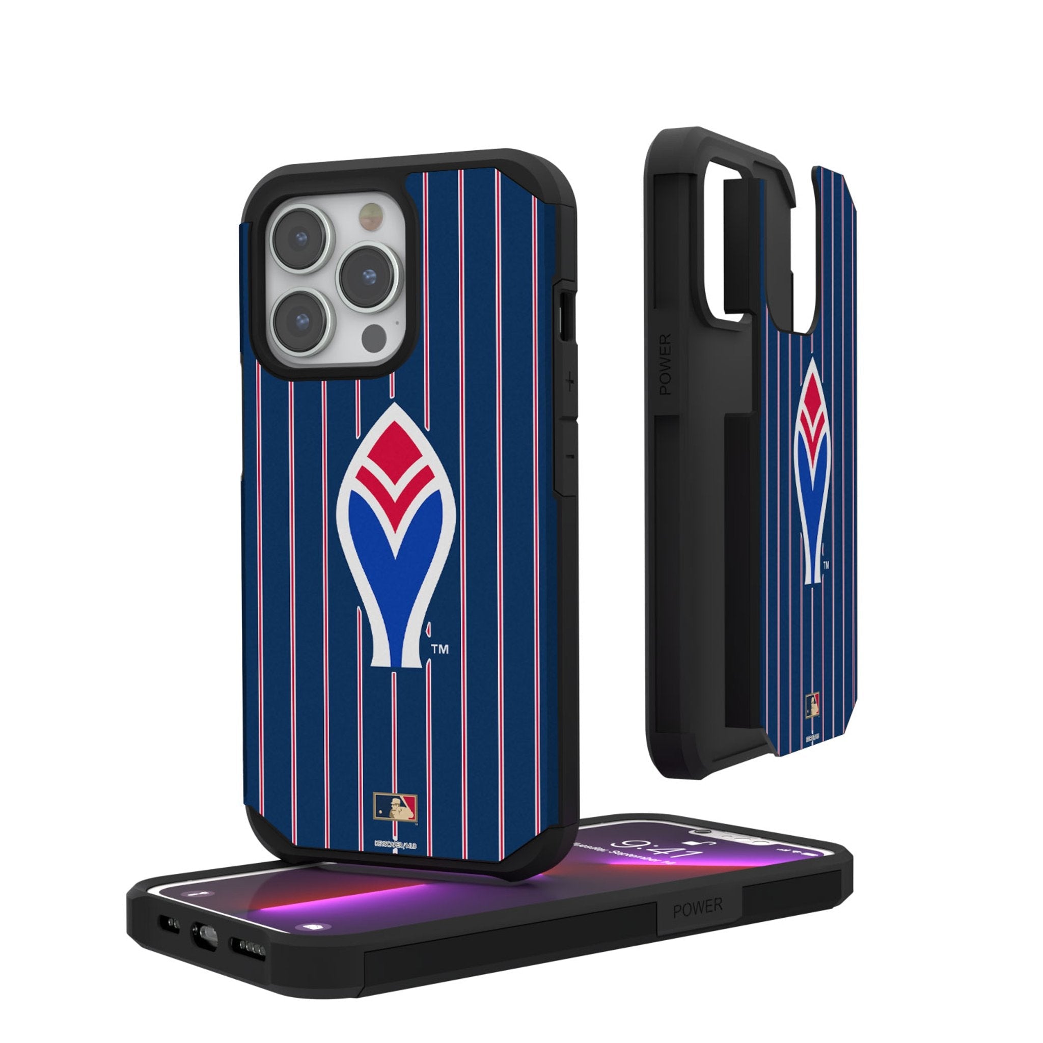 Atlanta Braves 1972-1975 - Cooperstown Collection Pinstripe Rugged Phone Case