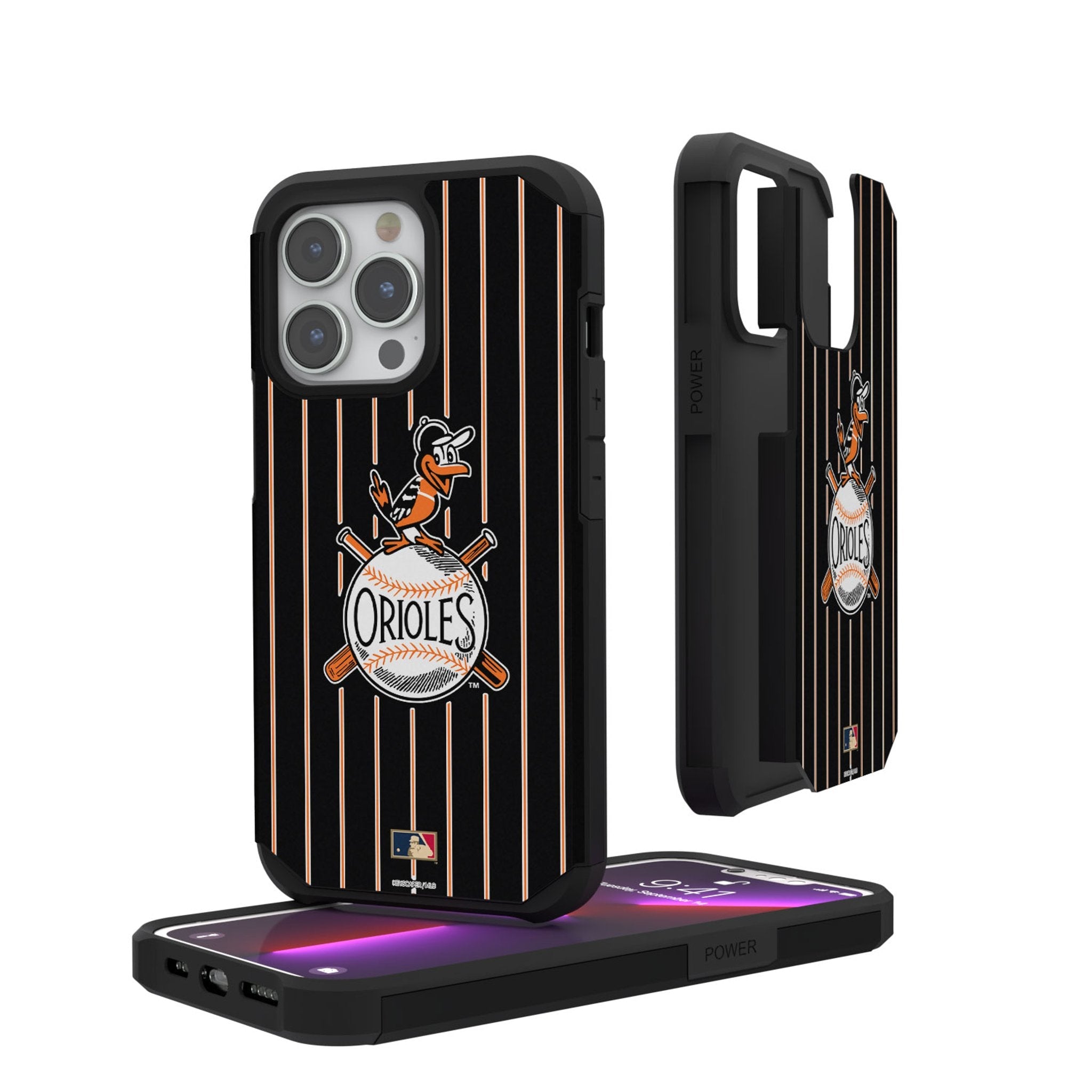 Baltimore Orioles 1954-1963 - Cooperstown Collection Pinstripe Rugged Phone Case 1