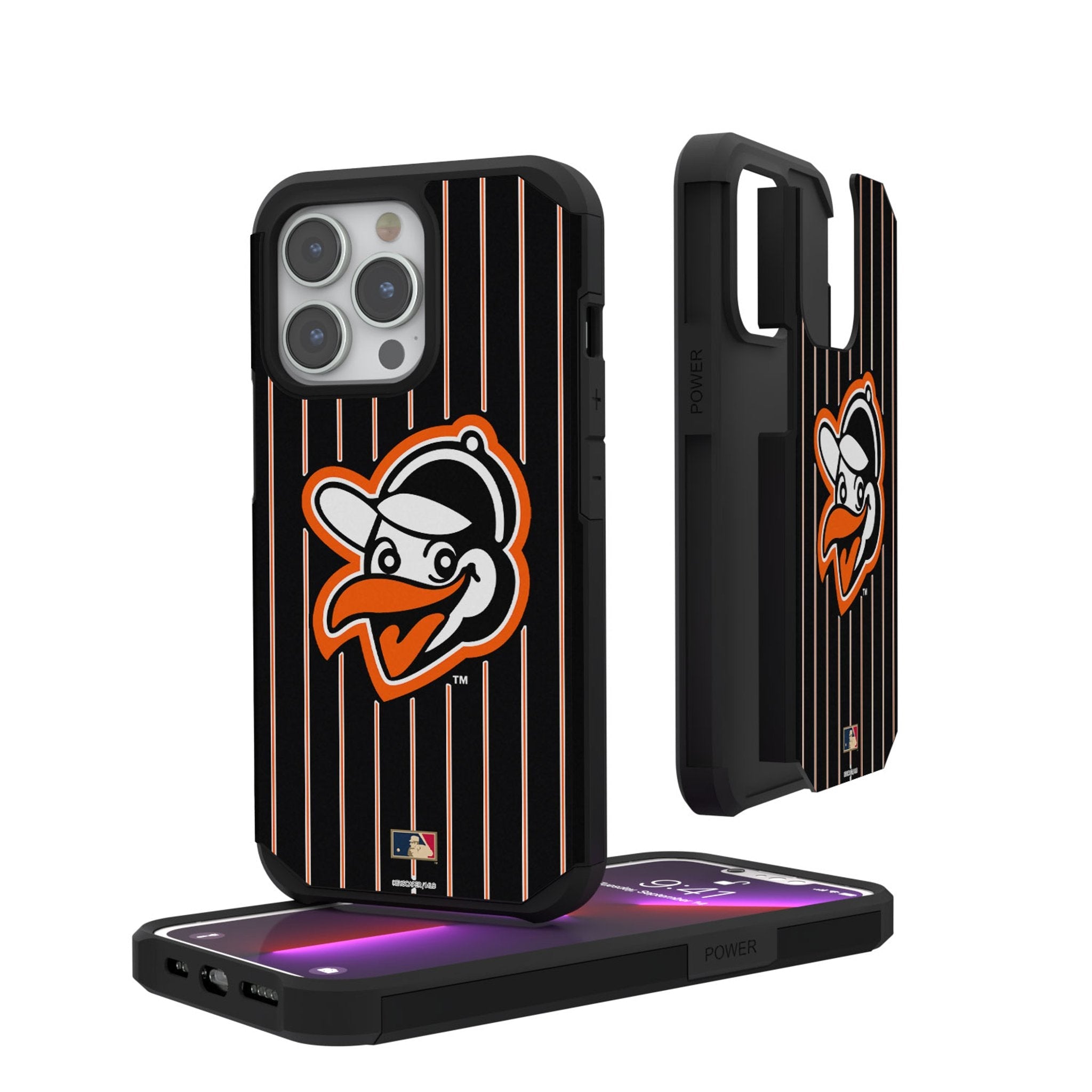 Baltimore Orioles 1955 - Cooperstown Collection Pinstripe Rugged Phone Case