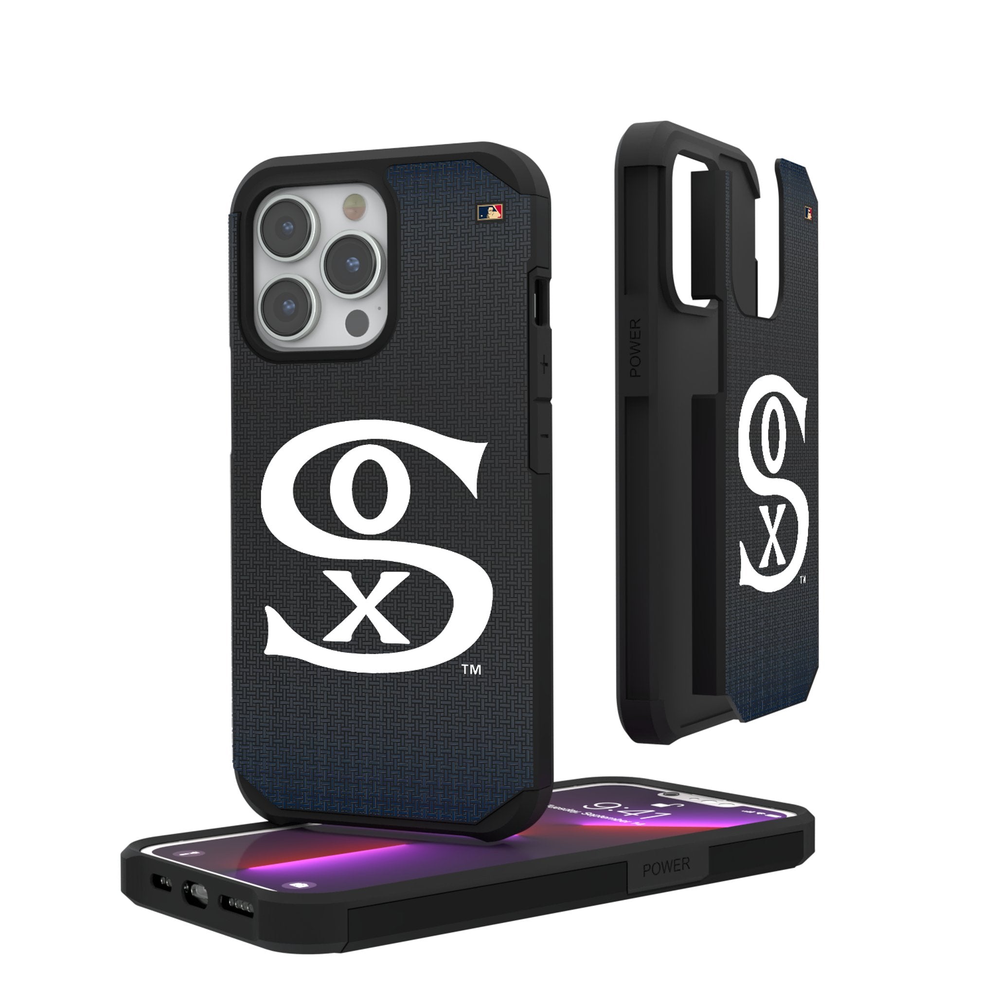 Chicago White Sox Road 1919-1921 - Cooperstown Collection Linen Rugged Phone Case 1