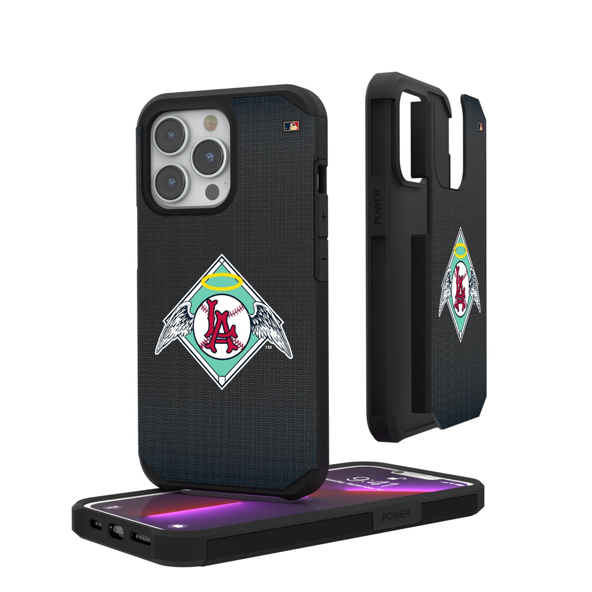 LA Angels 1961-1965 - Cooperstown Collection Linen Rugged Phone Case