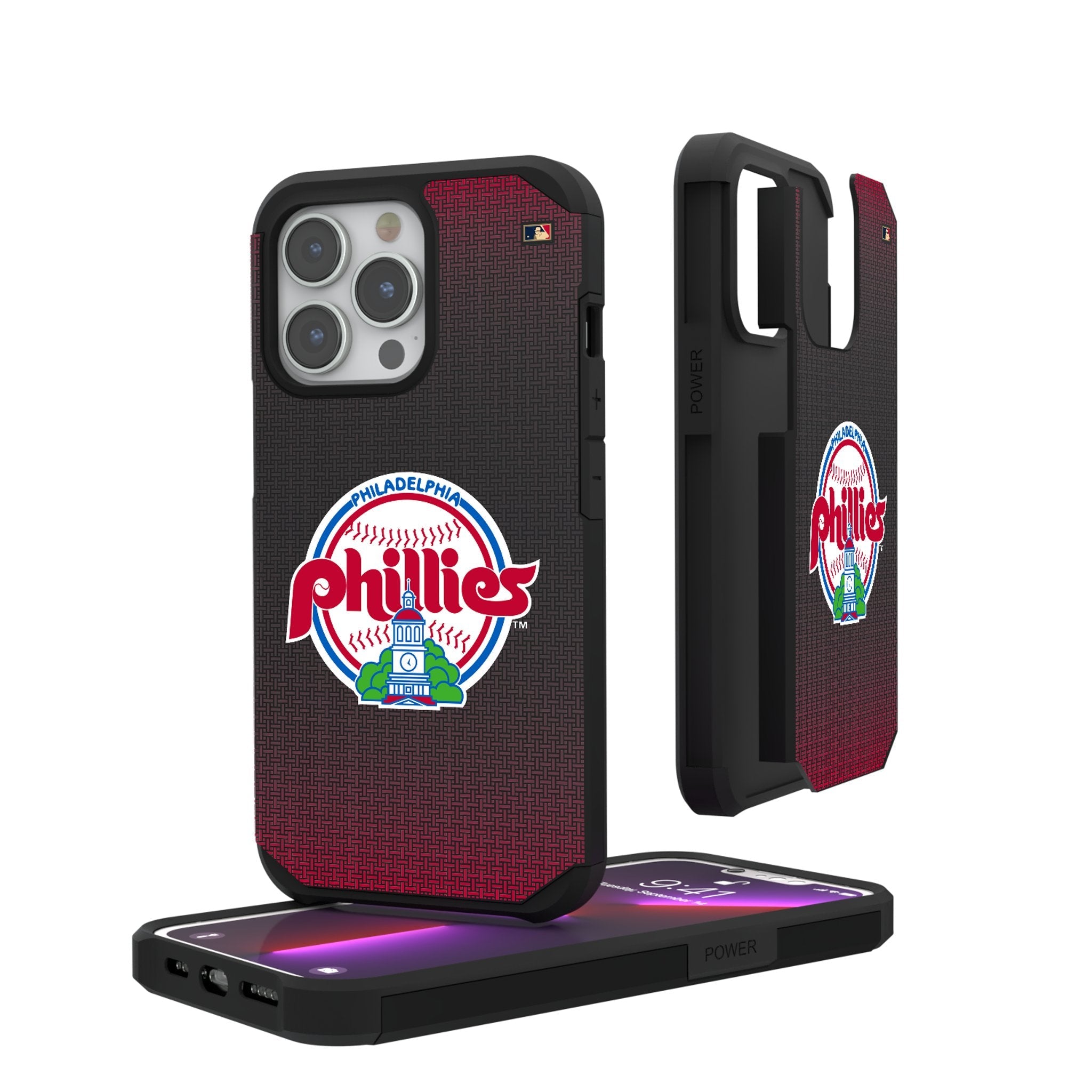 Philadelphia Phillies 1984-1991 - Cooperstown Collection Linen Rugged Phone Case