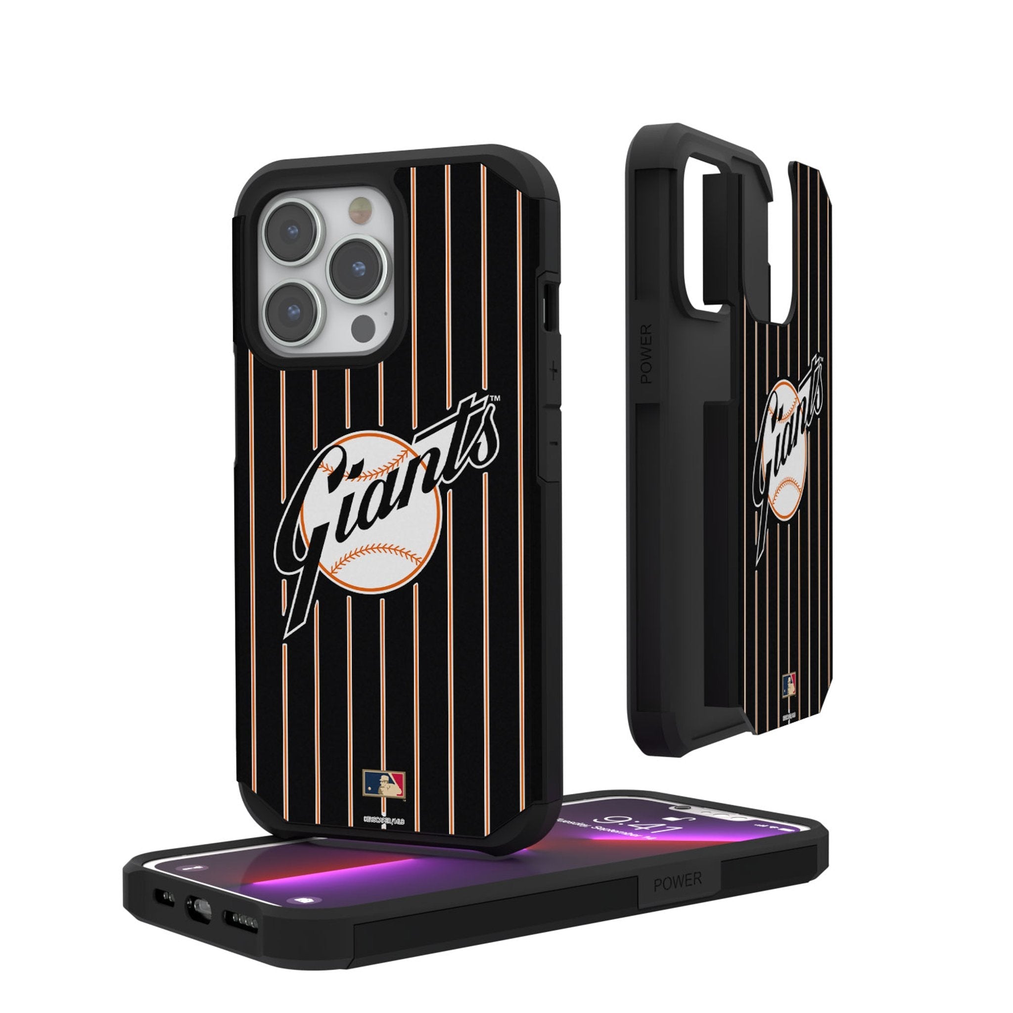 San Francisco Giants 1958-1967 - Cooperstown Collection Pinstripe Rugged Phone Case