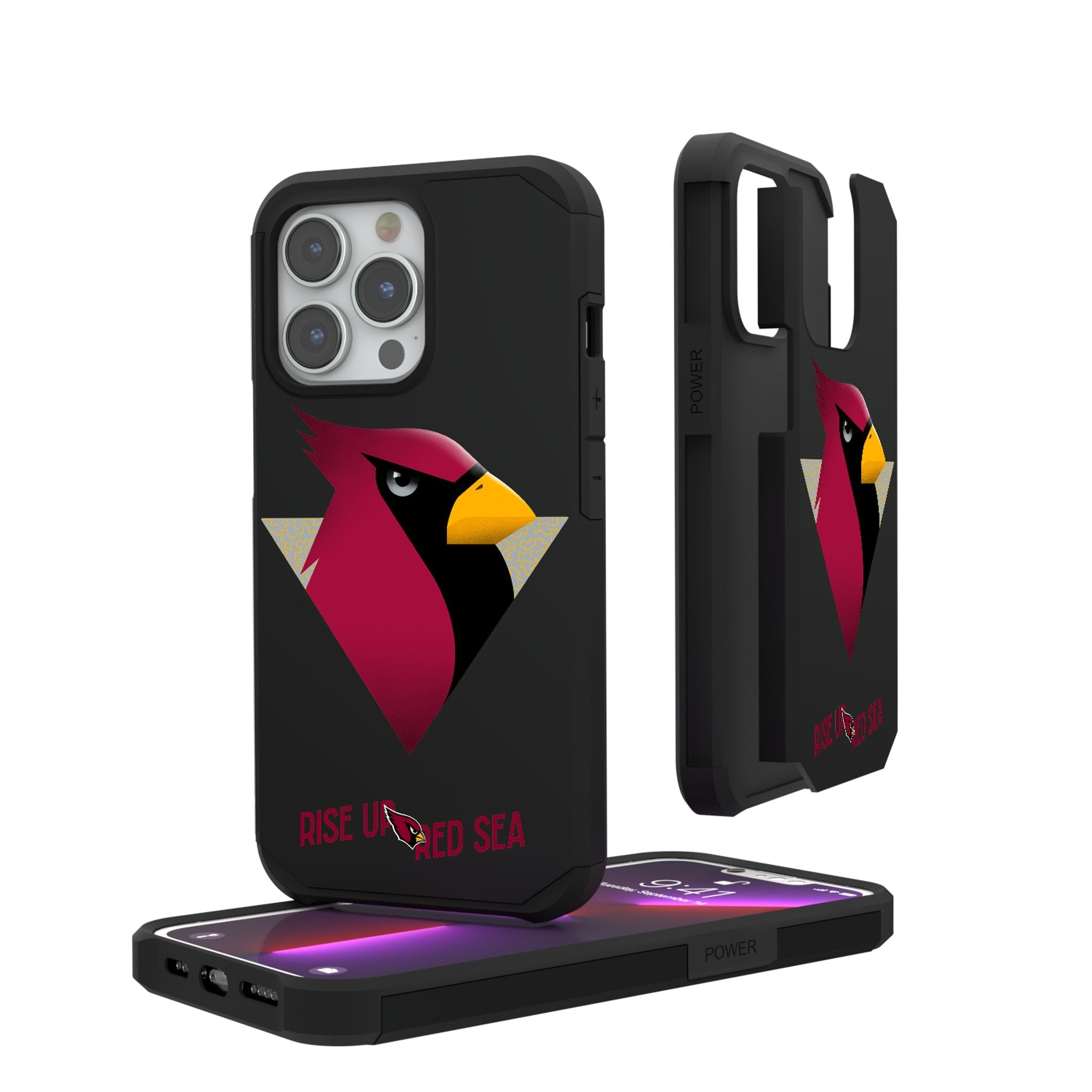 Arizona Cardinals 2024 Illustrated Limited Edition Rugged Phone Case