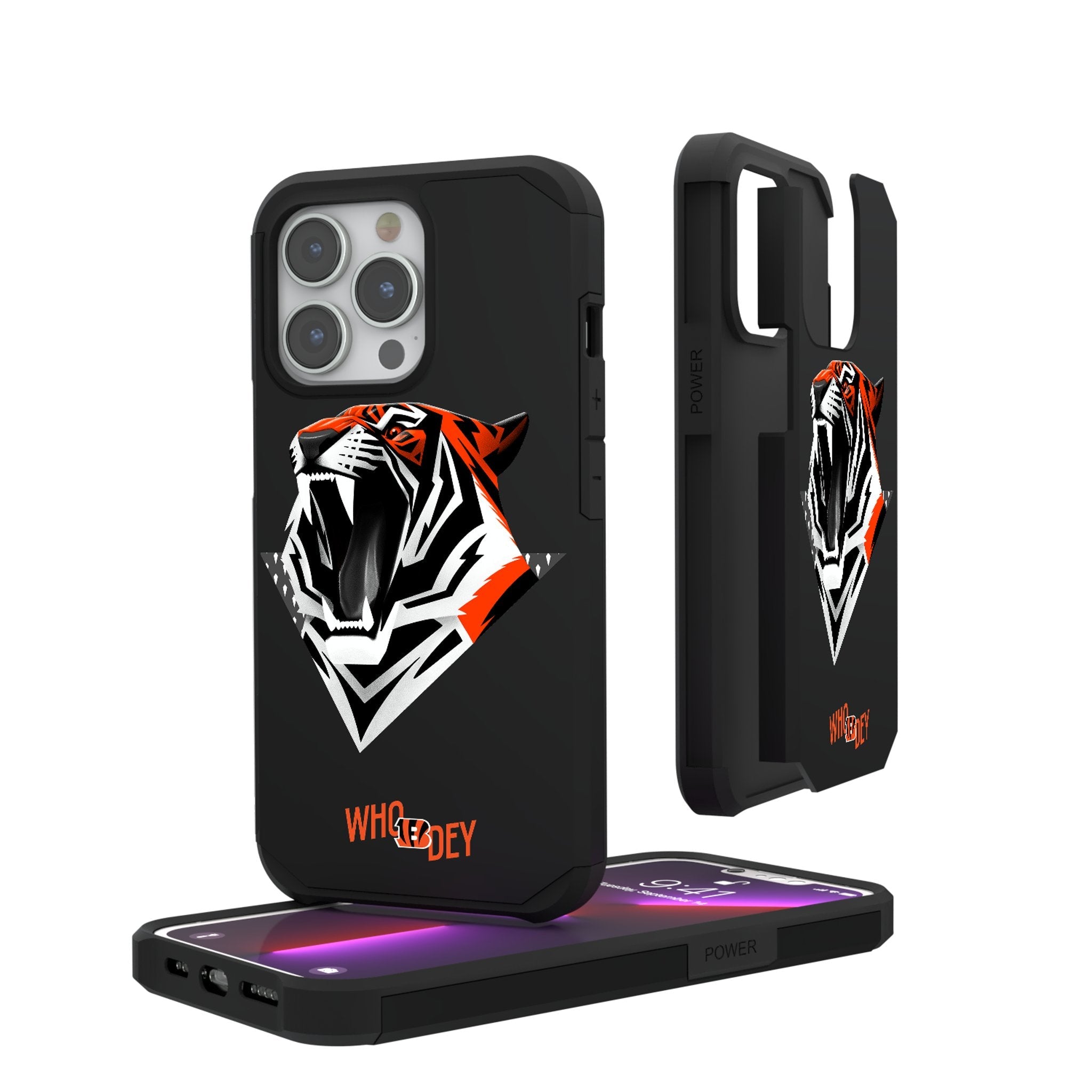 Cincinnati Bengals 2024 Illustrated Limited Edition Rugged Phone Case 1