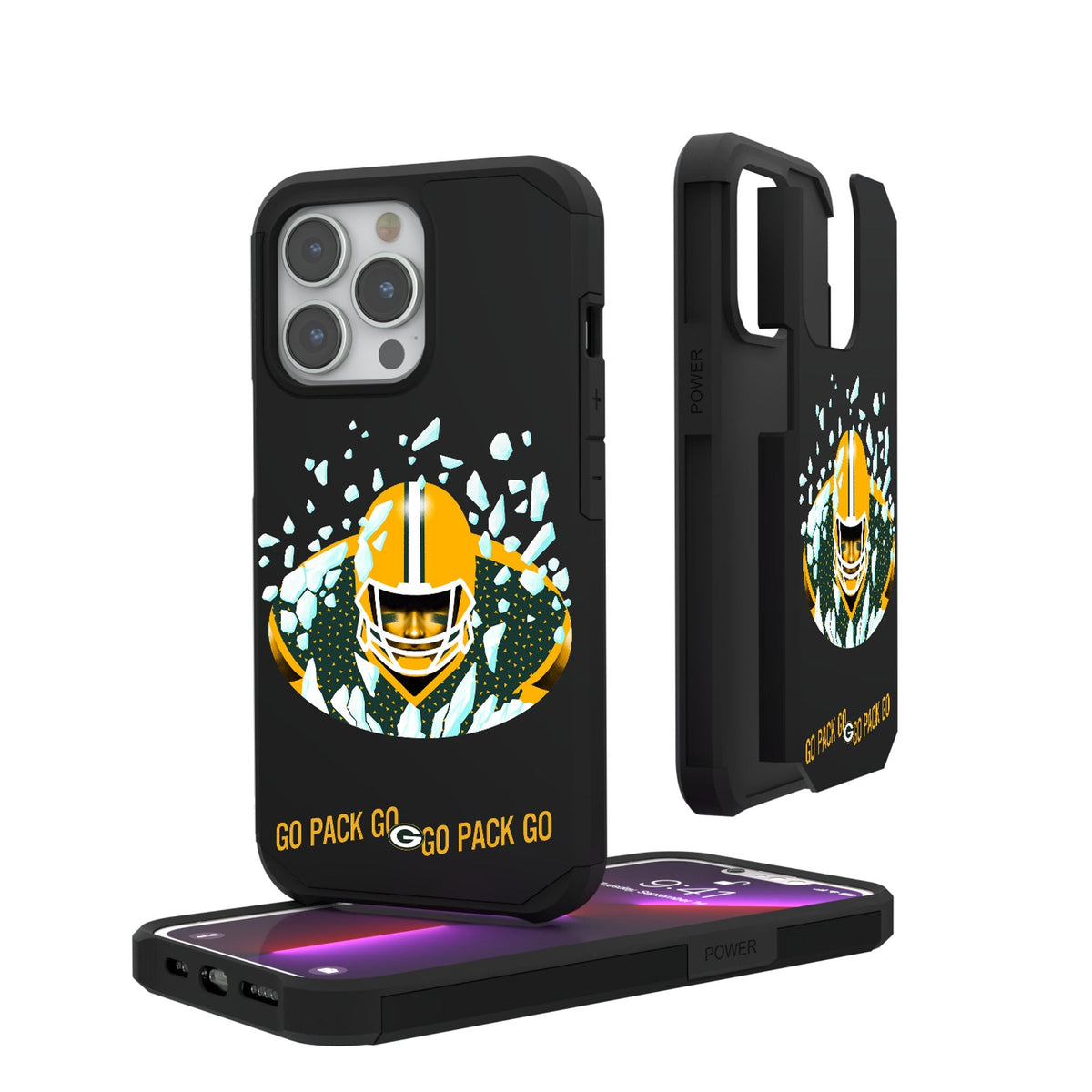 Green Bay Packers 2024 Illustrated Limited Edition Rugged Phone Case 1