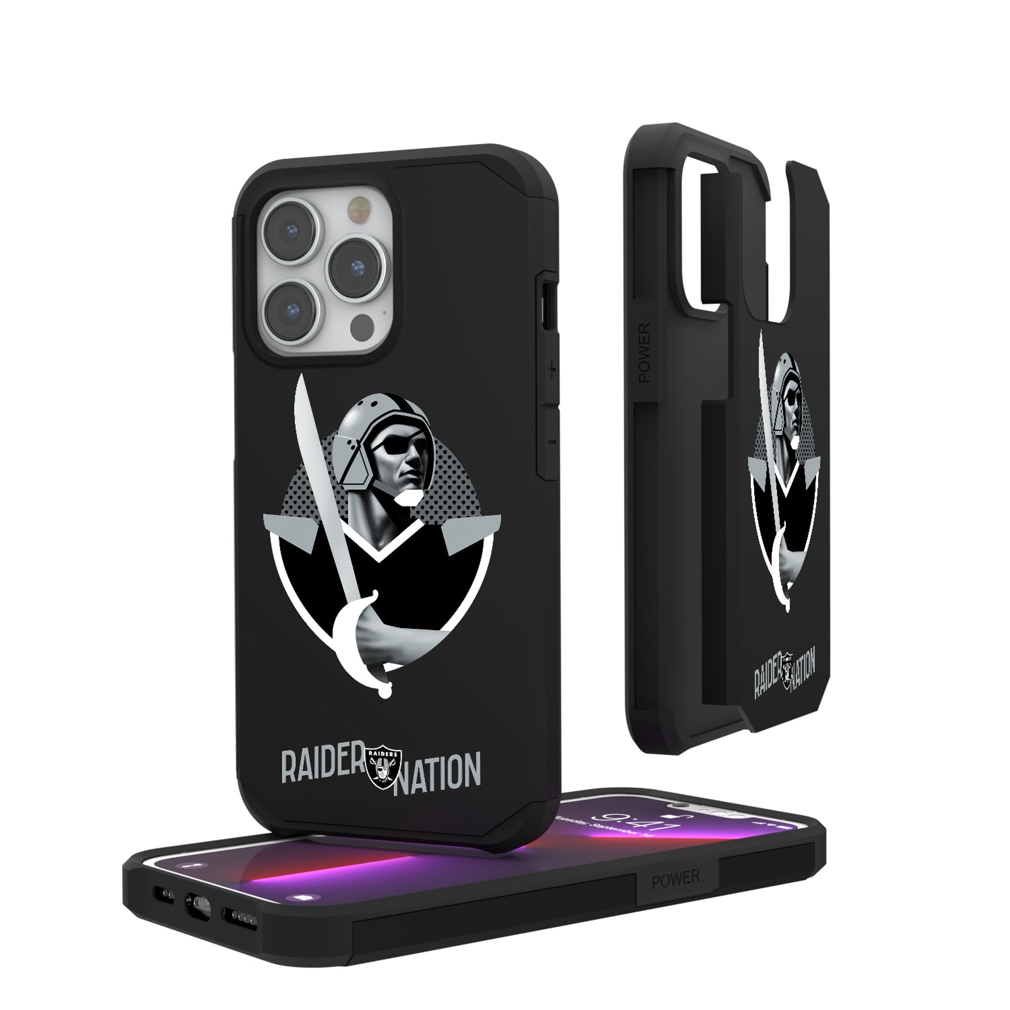 Las Vegas Raiders 2024 Illustrated Limited Edition Rugged Phone Case 1