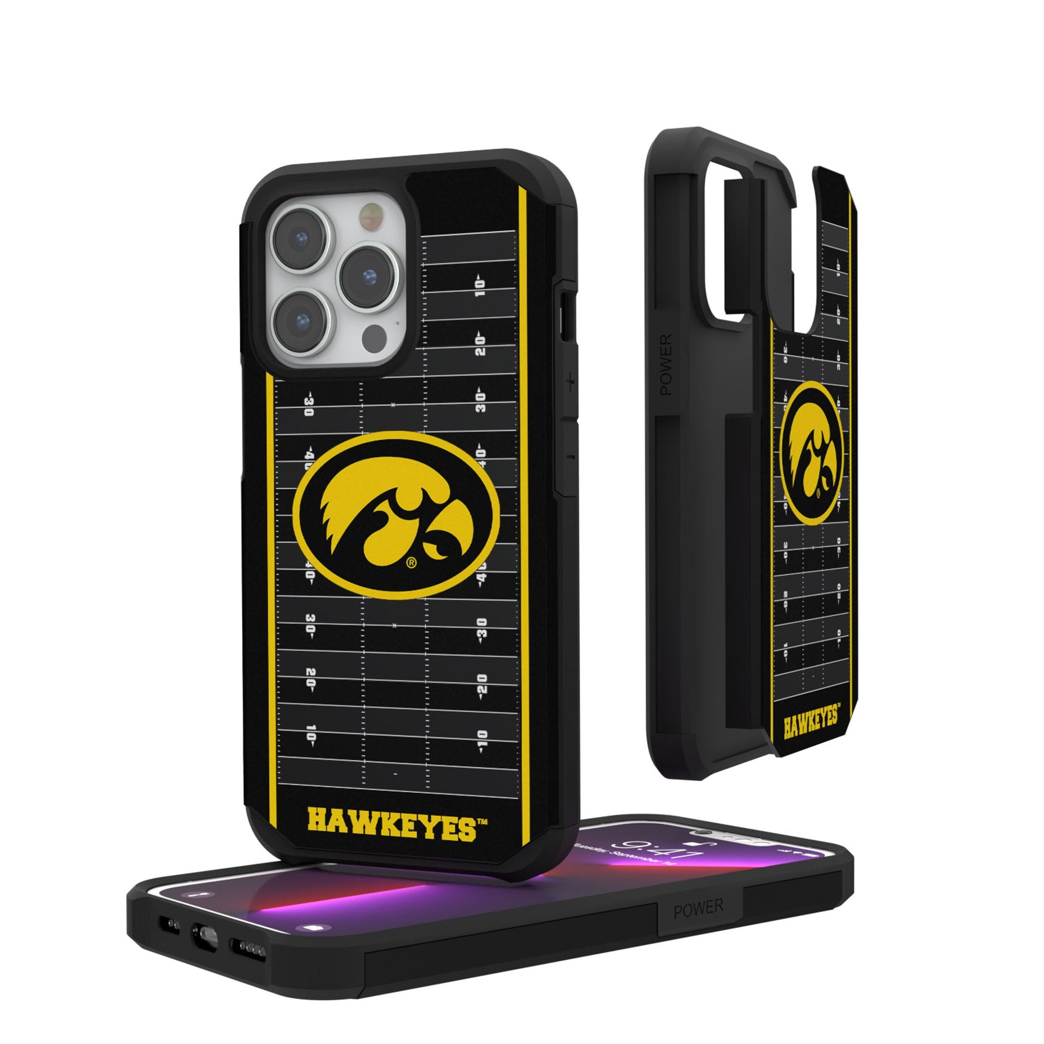 University of Iowa Hawkeyes Field Rugged Phone Case 1