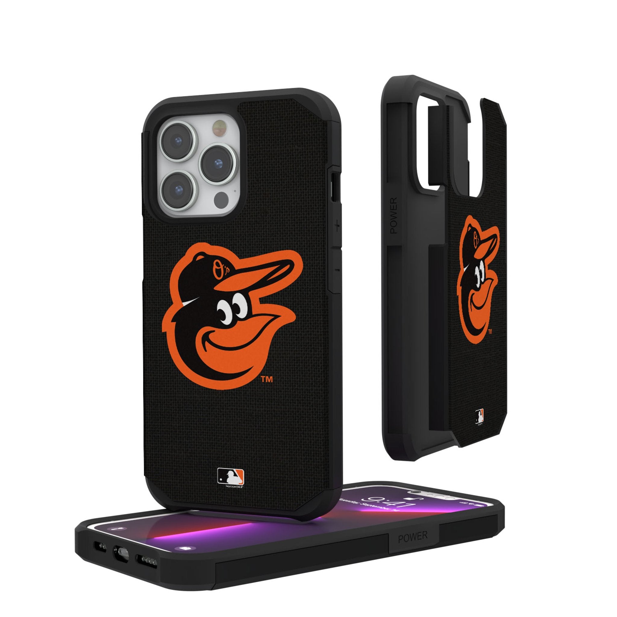 Baltimore Orioles Solid Rugged Phone Case