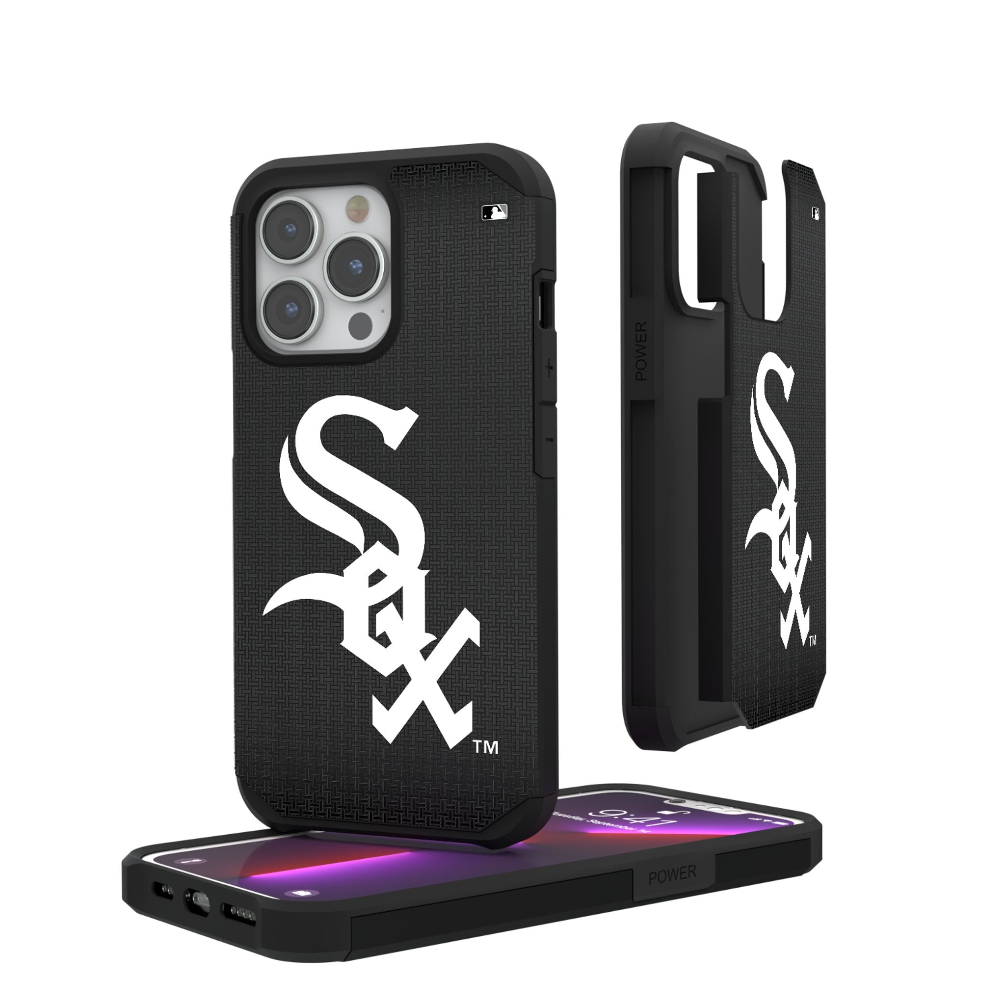 Chicago White Sox Linen Rugged Phone Case 1