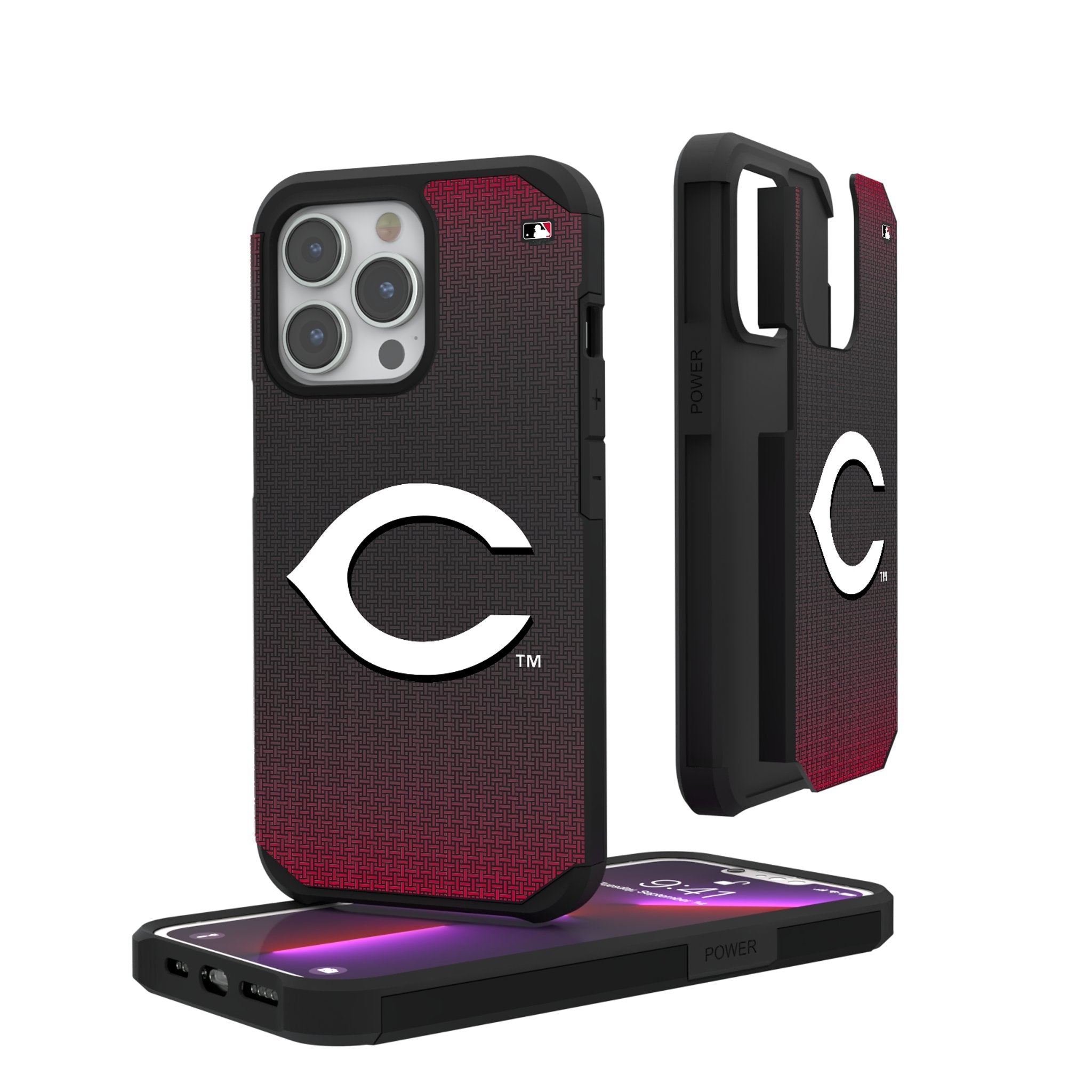 Cincinnati Reds Linen Rugged Phone Case 1