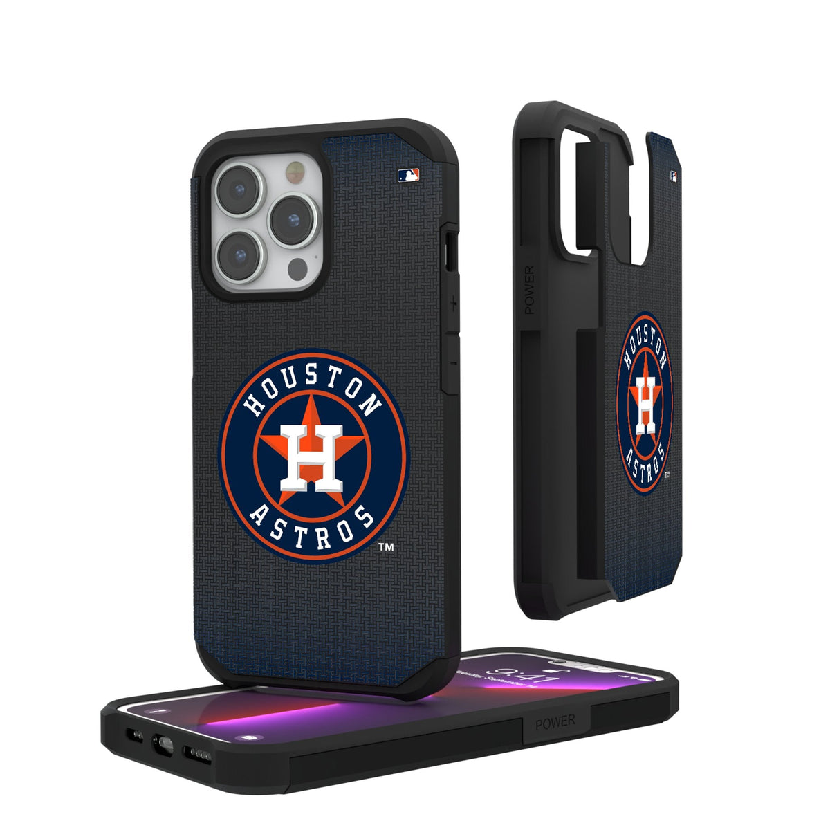 Houston Astros Linen Rugged Phone Case 1