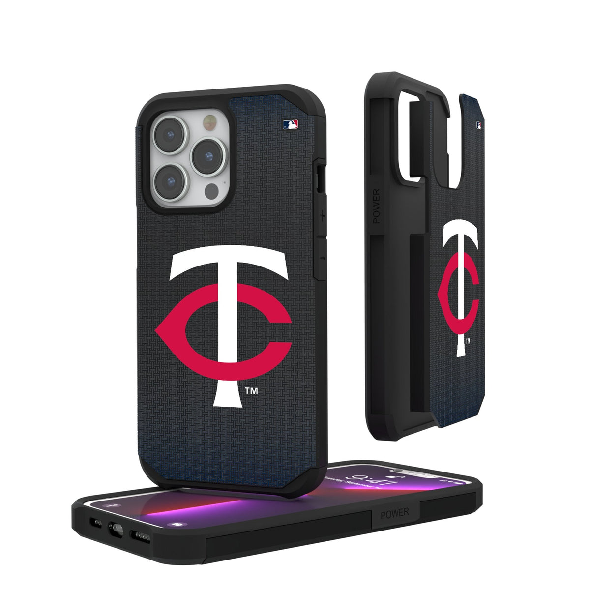 Minnesota Twins Linen Rugged Phone Case