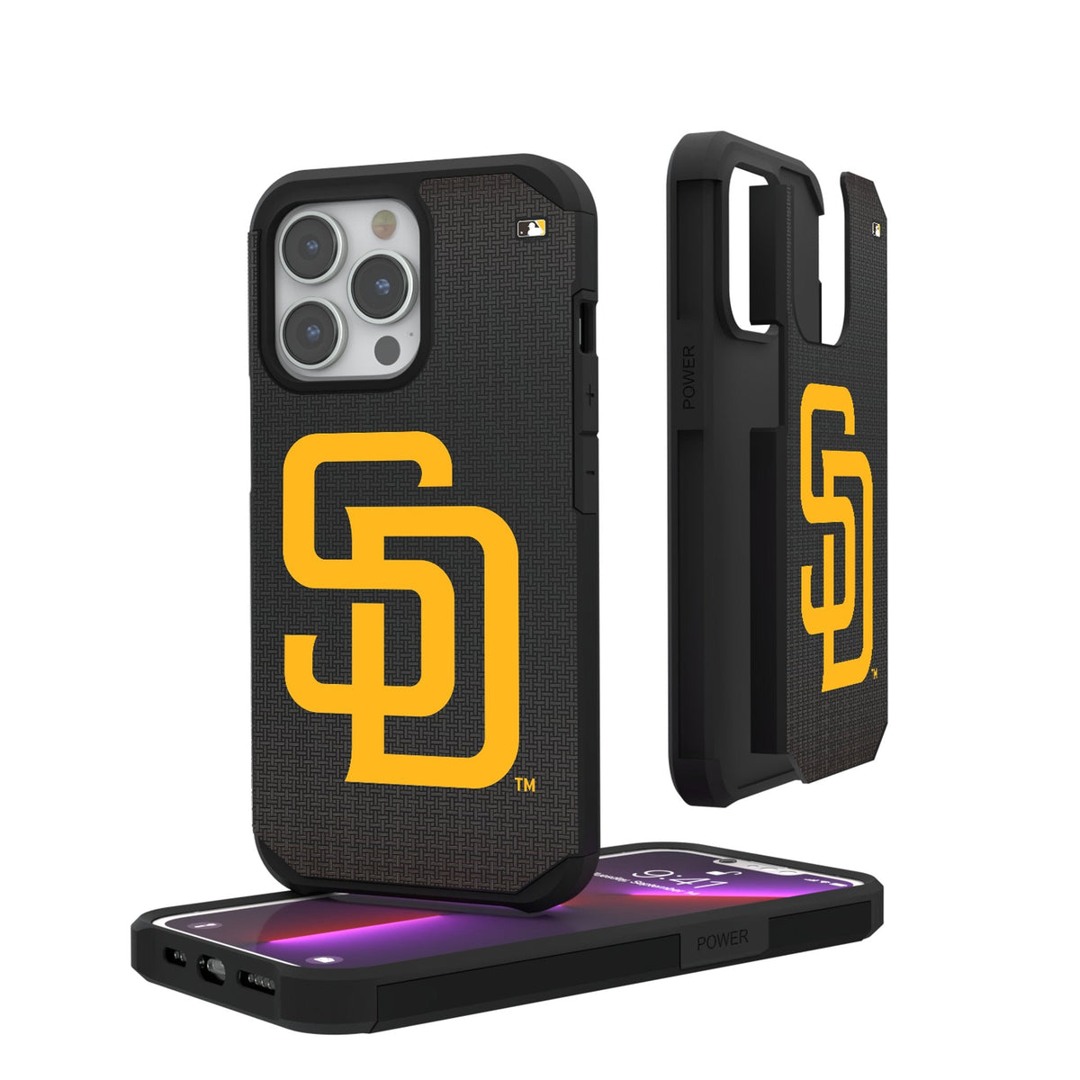 San Diego Padres Linen Rugged Phone Case
