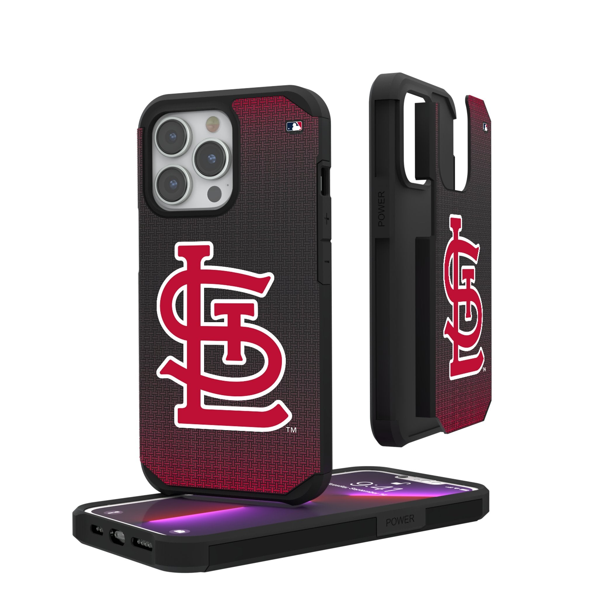 St Louis Cardinals Linen Rugged Phone Case