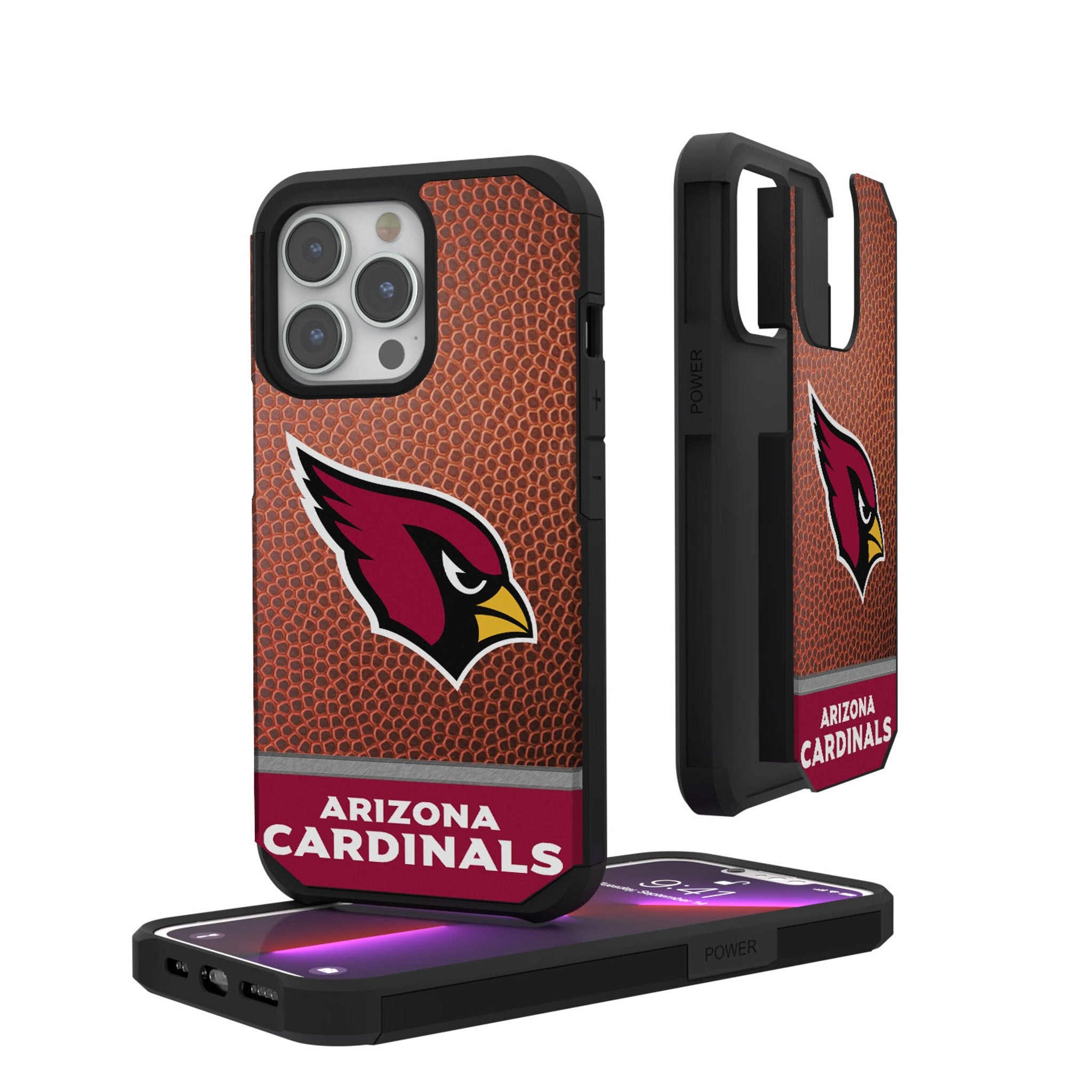 Arizona Cardinals Football Wordmark Rugged Phone Case