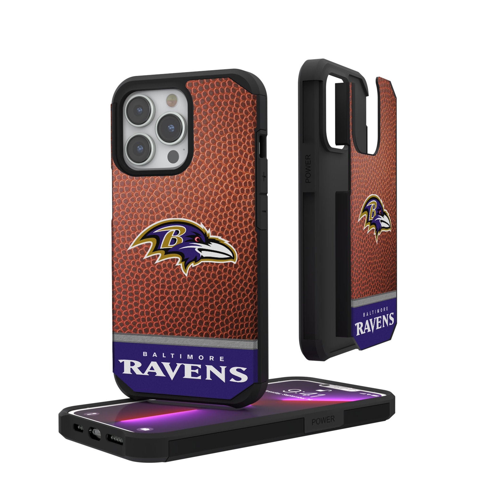 Baltimore Ravens Football Wordmark Rugged Phone Case 1