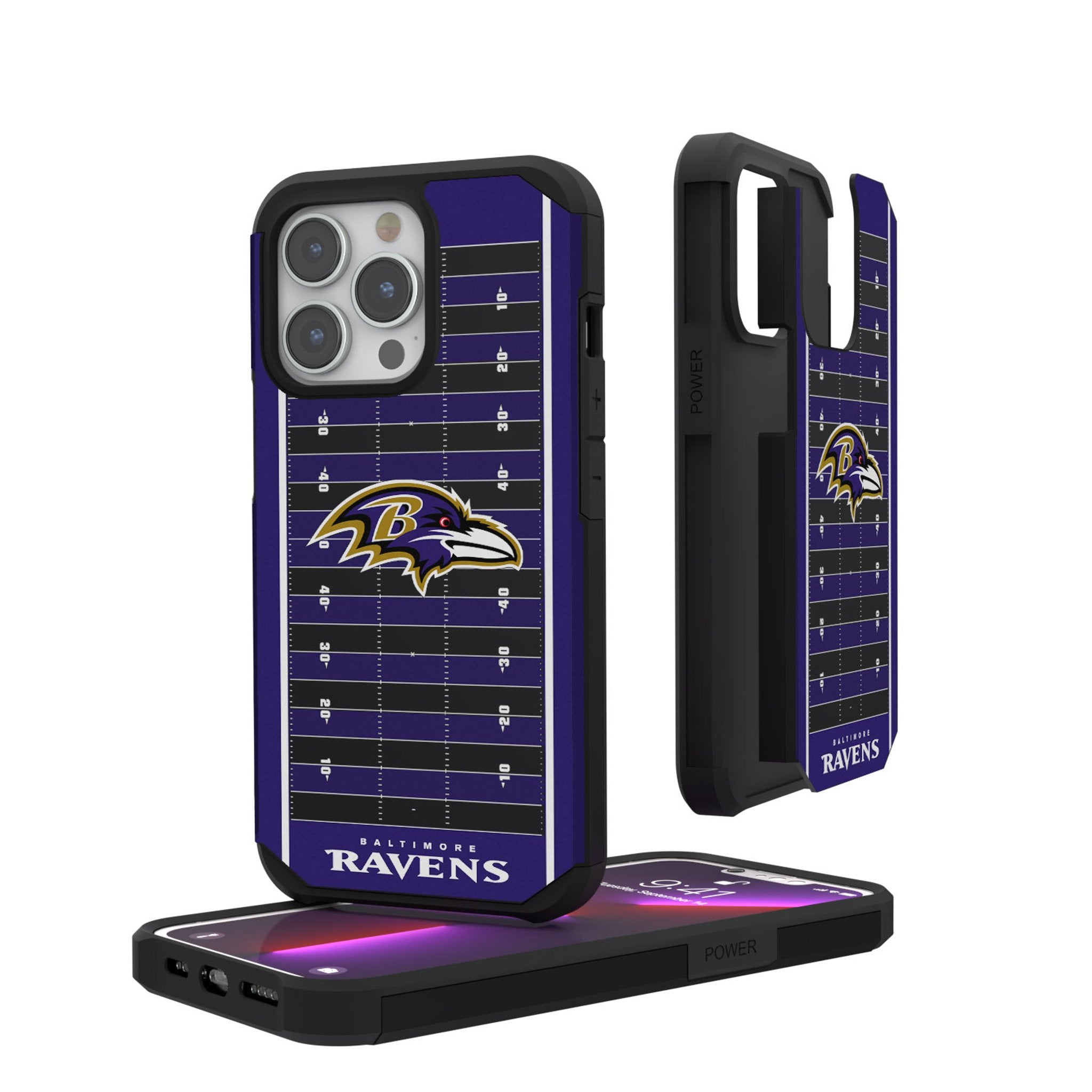 Baltimore Ravens Field Rugged Phone Case 1