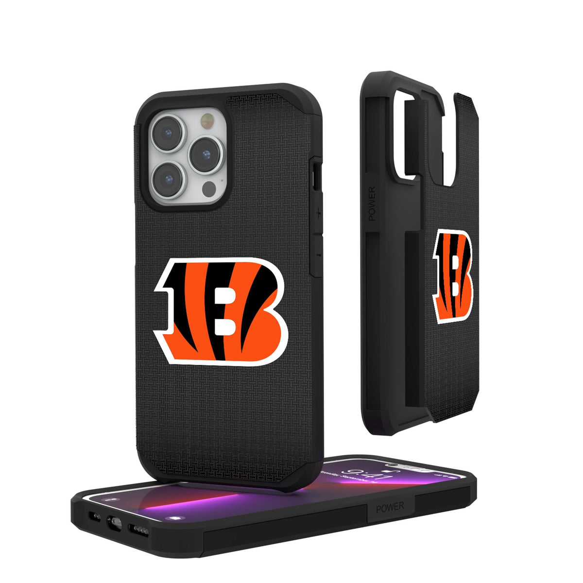 Cincinnati Bengals Linen Rugged Phone Case 1