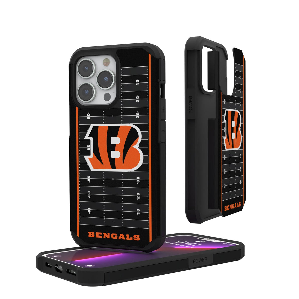 Cincinnati Bengals Field Rugged Phone Case 1