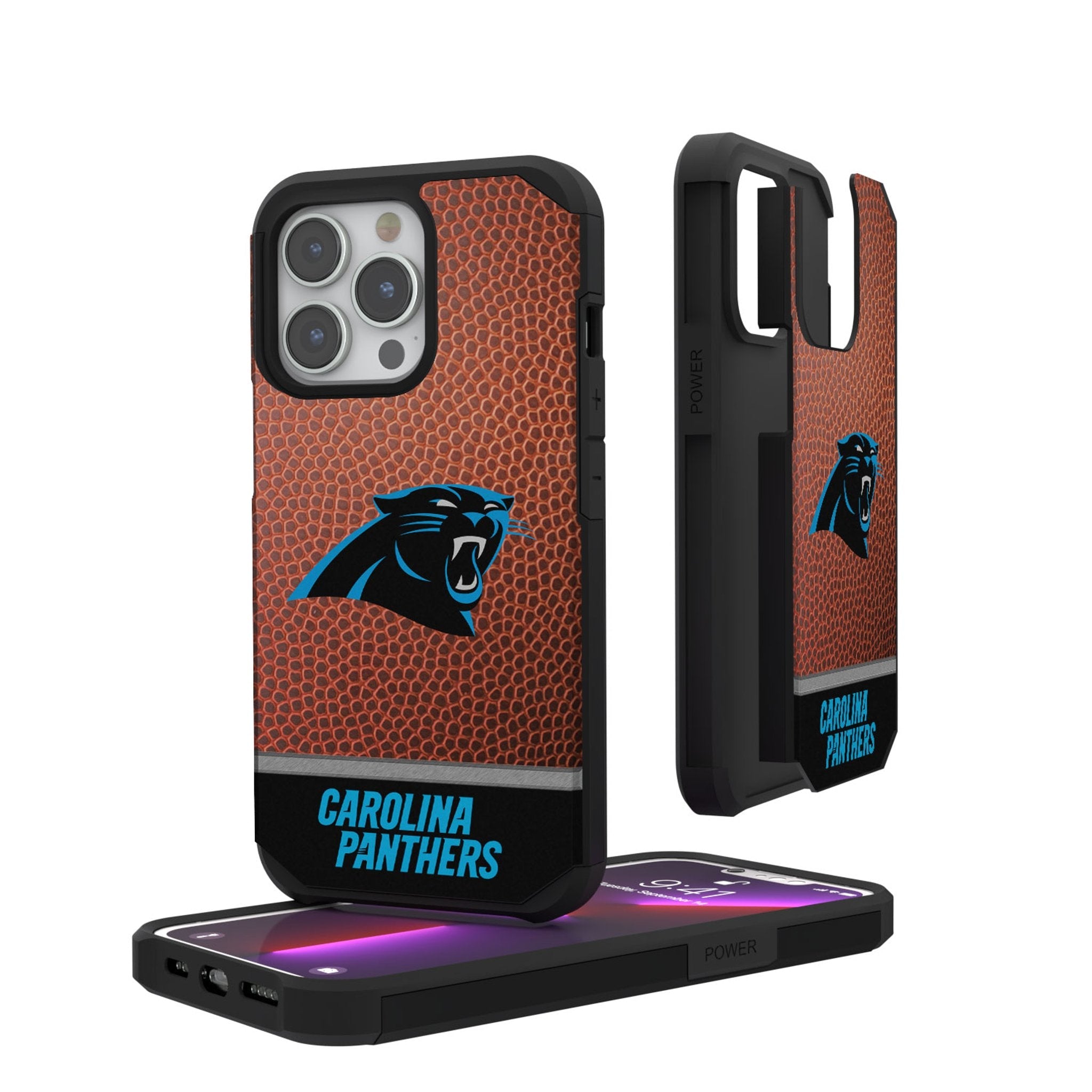 Carolina Panthers Football Wordmark Rugged Phone Case 1