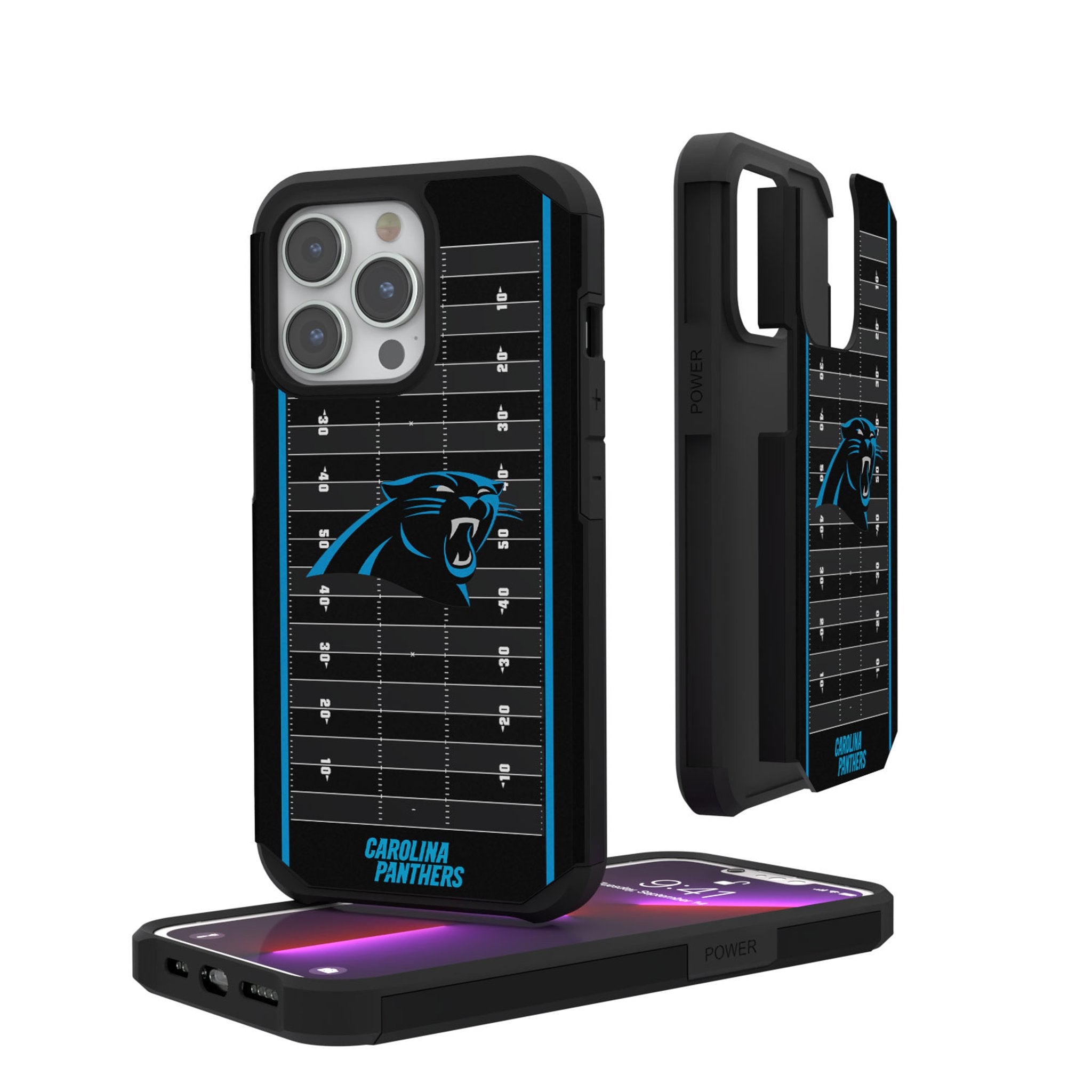 Carolina Panthers Field Rugged Phone Case 1