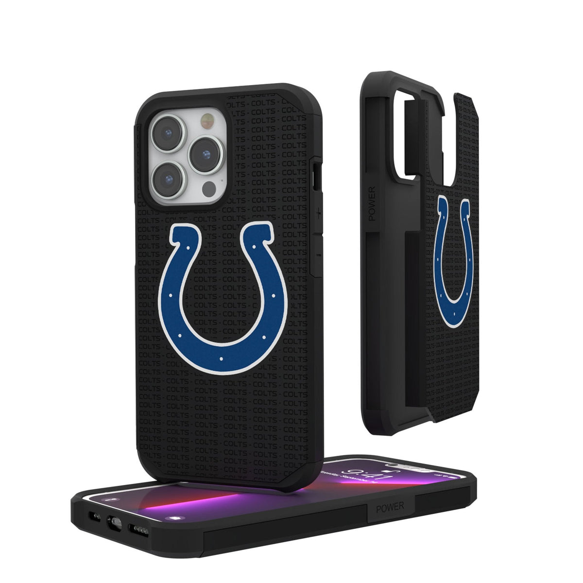 Indianapolis Colts Text Backdrop Rugged Phone Case 1