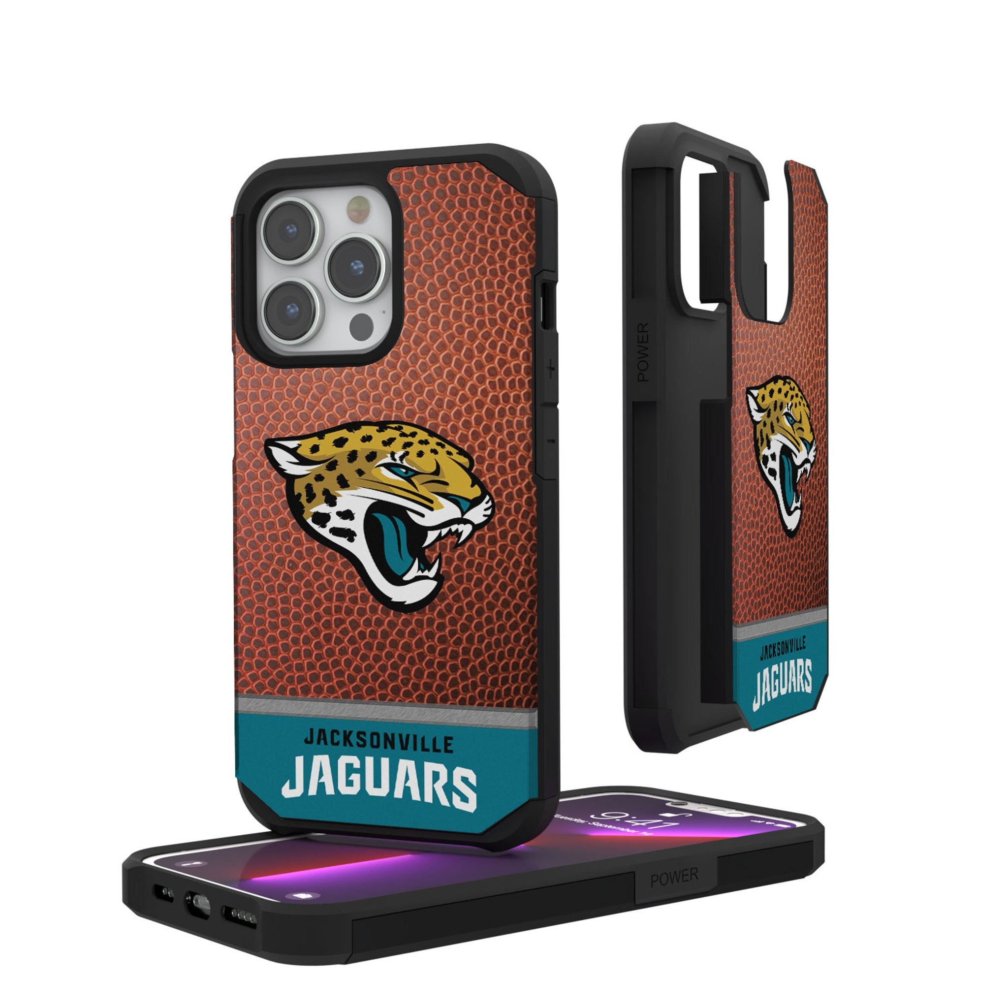 Jacksonville Jaguars Football Wordmark Rugged Phone Case