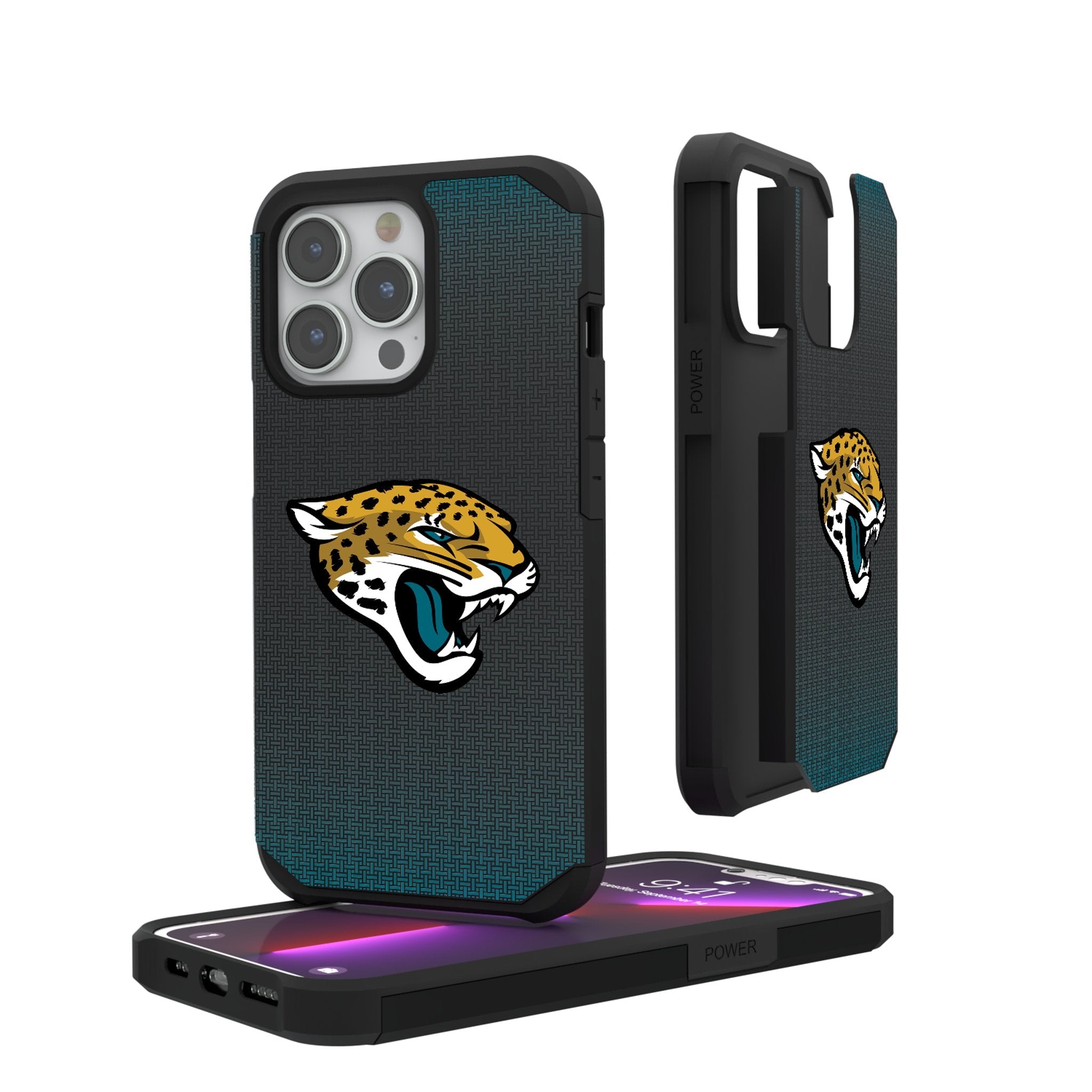 Jacksonville Jaguars Linen Rugged Phone Case 1