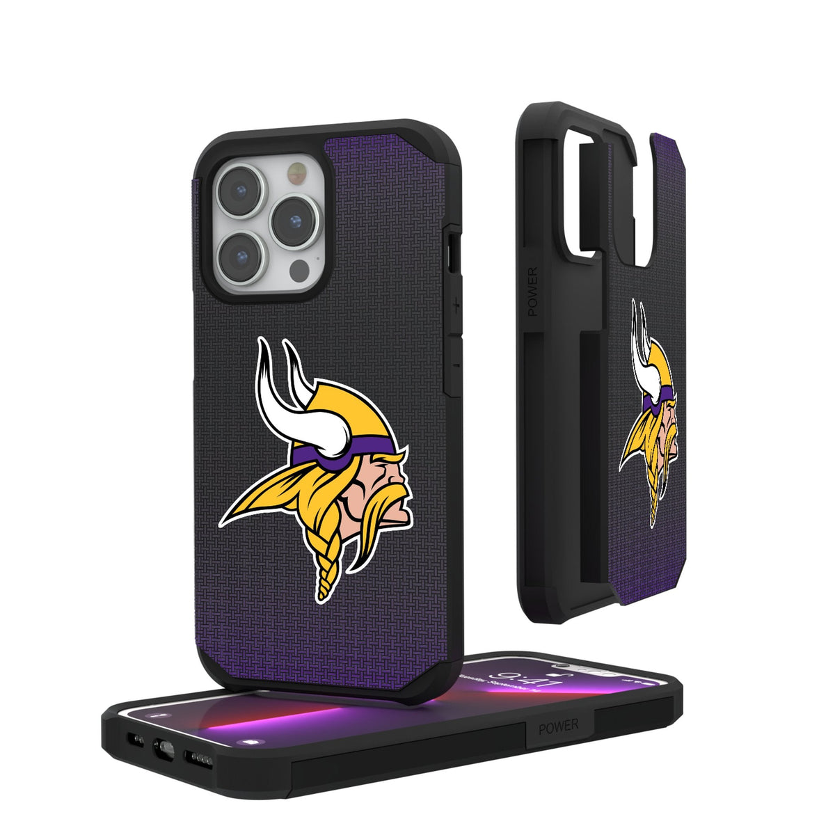 Minnesota Vikings Linen Rugged Phone Case 1