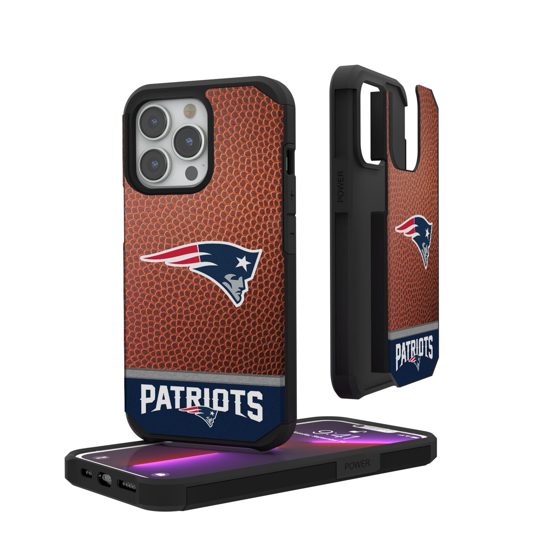 New England Patriots Football Wordmark Rugged Phone Case 1