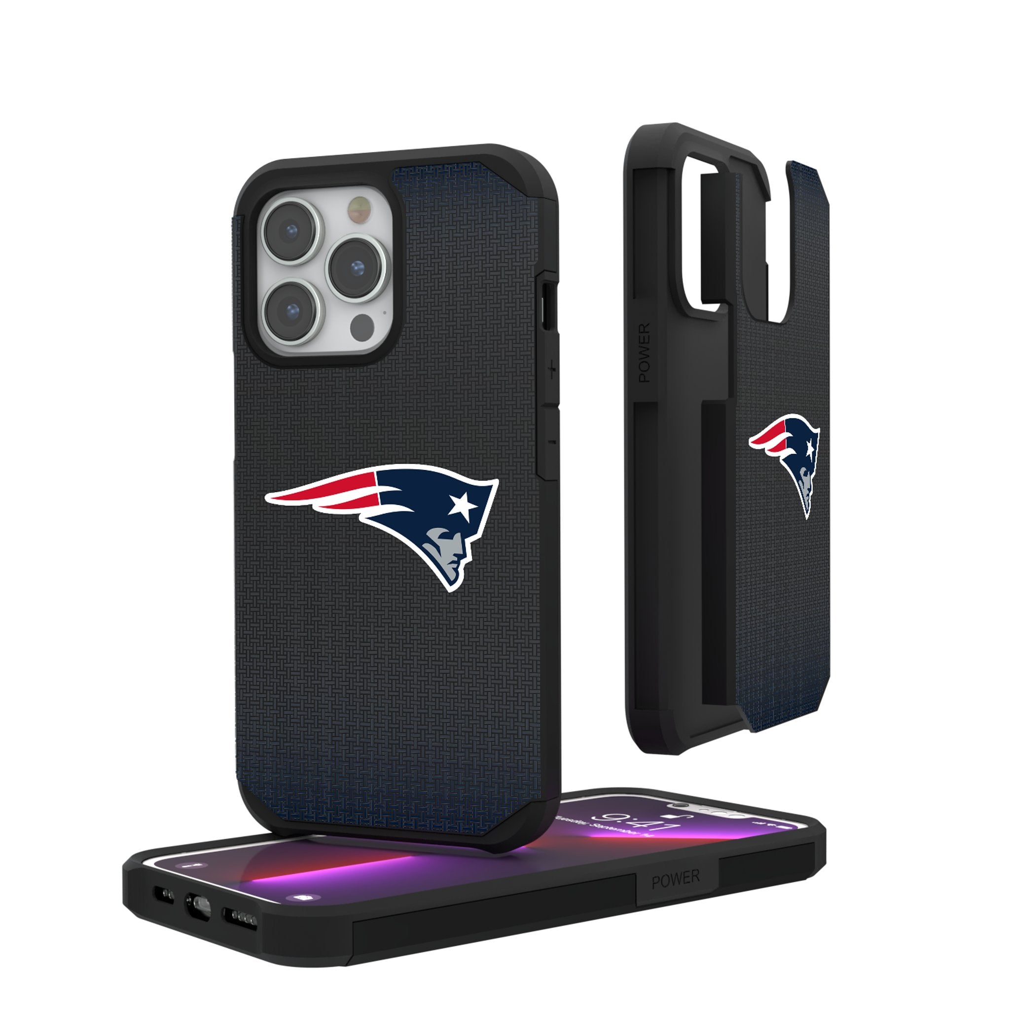 New England Patriots Linen Rugged Phone Case 1