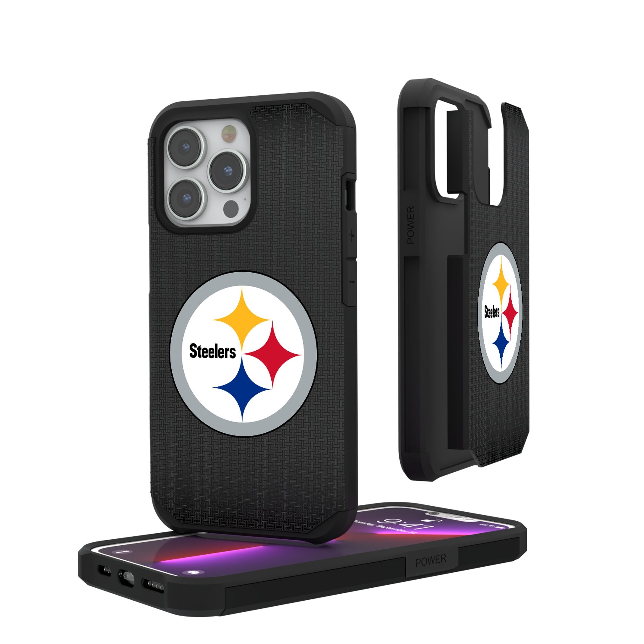 Pittsburgh Steelers Linen Rugged Phone Case 1
