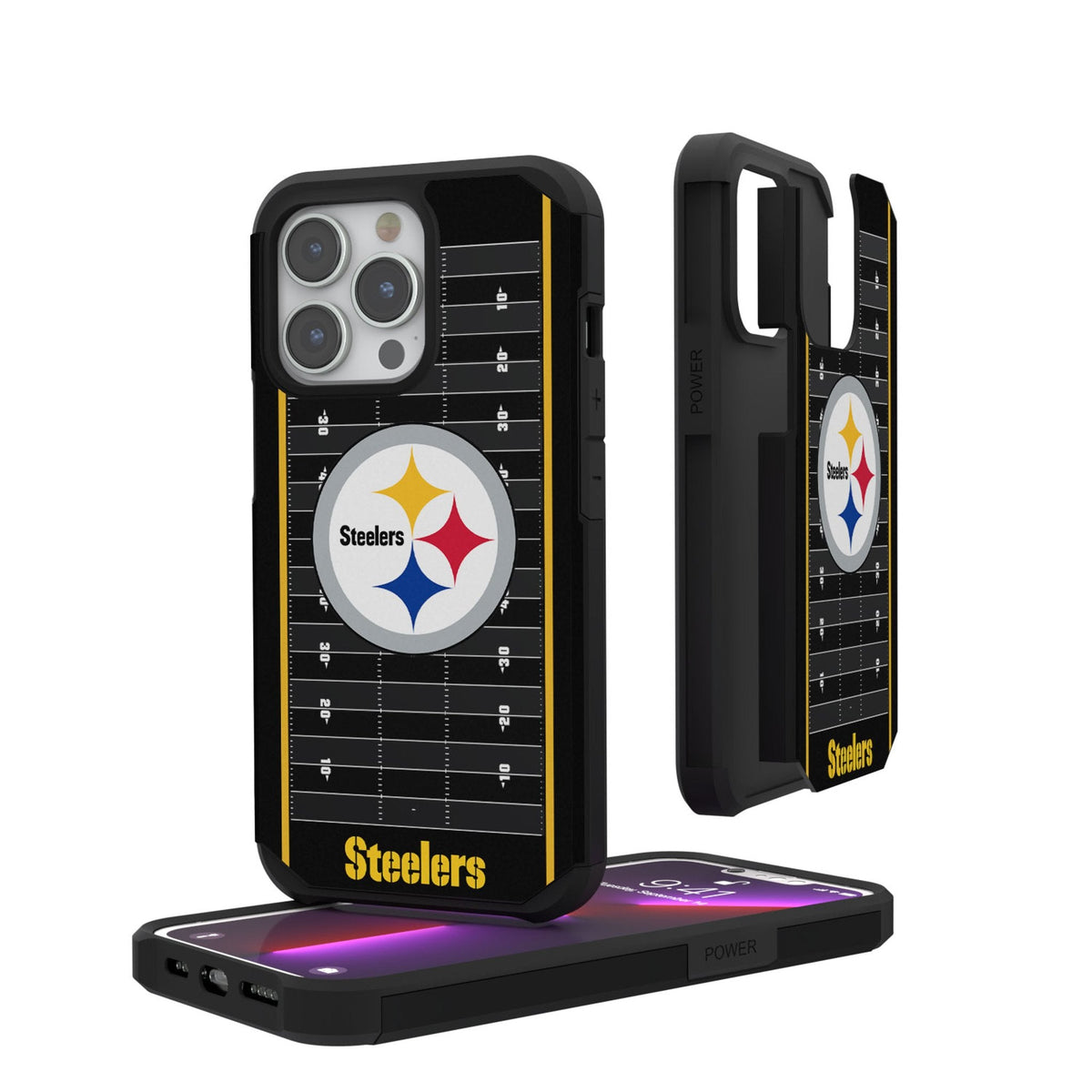 Pittsburgh Steelers Field Rugged Phone Case 1