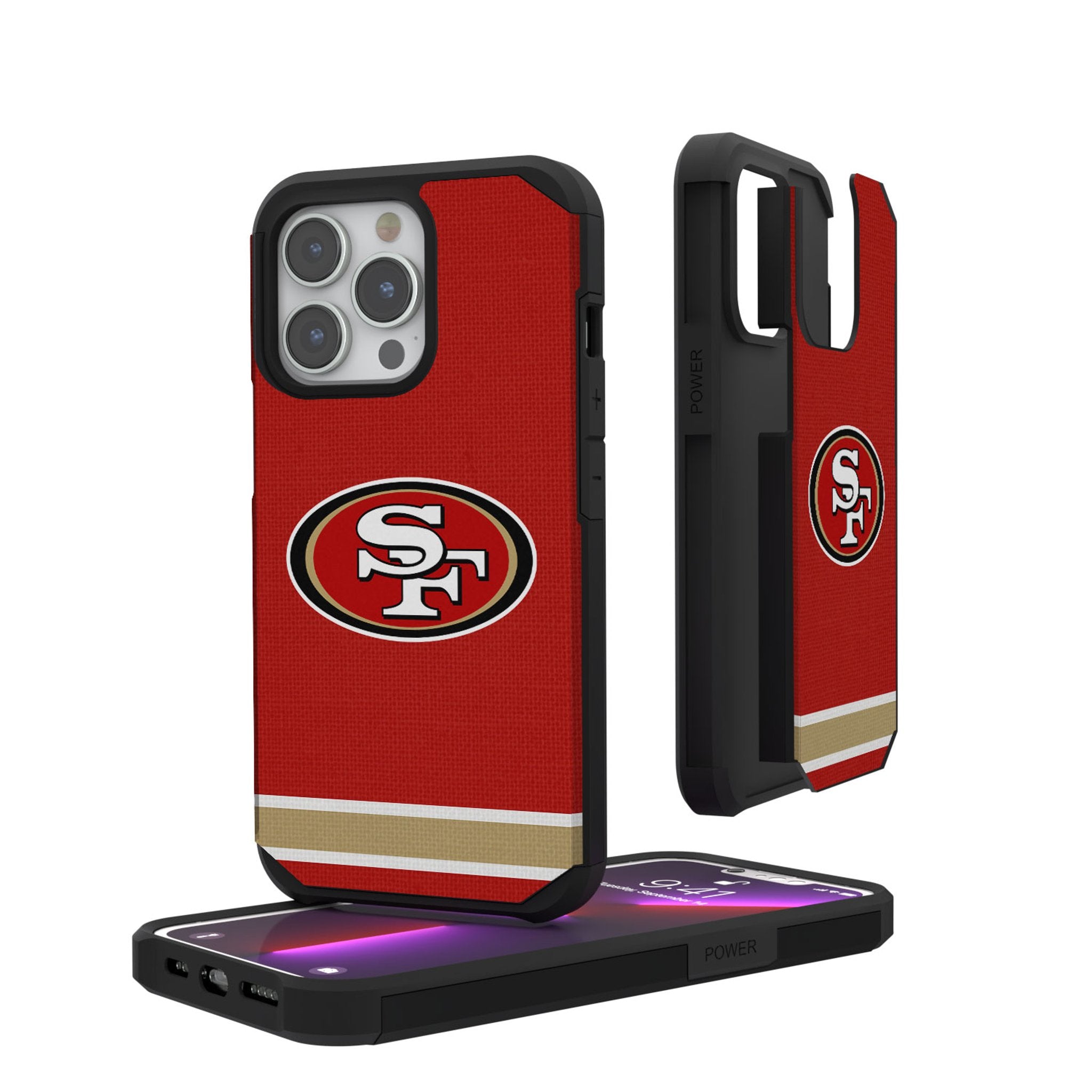 San Francisco 49ers Stripe Rugged Phone Case