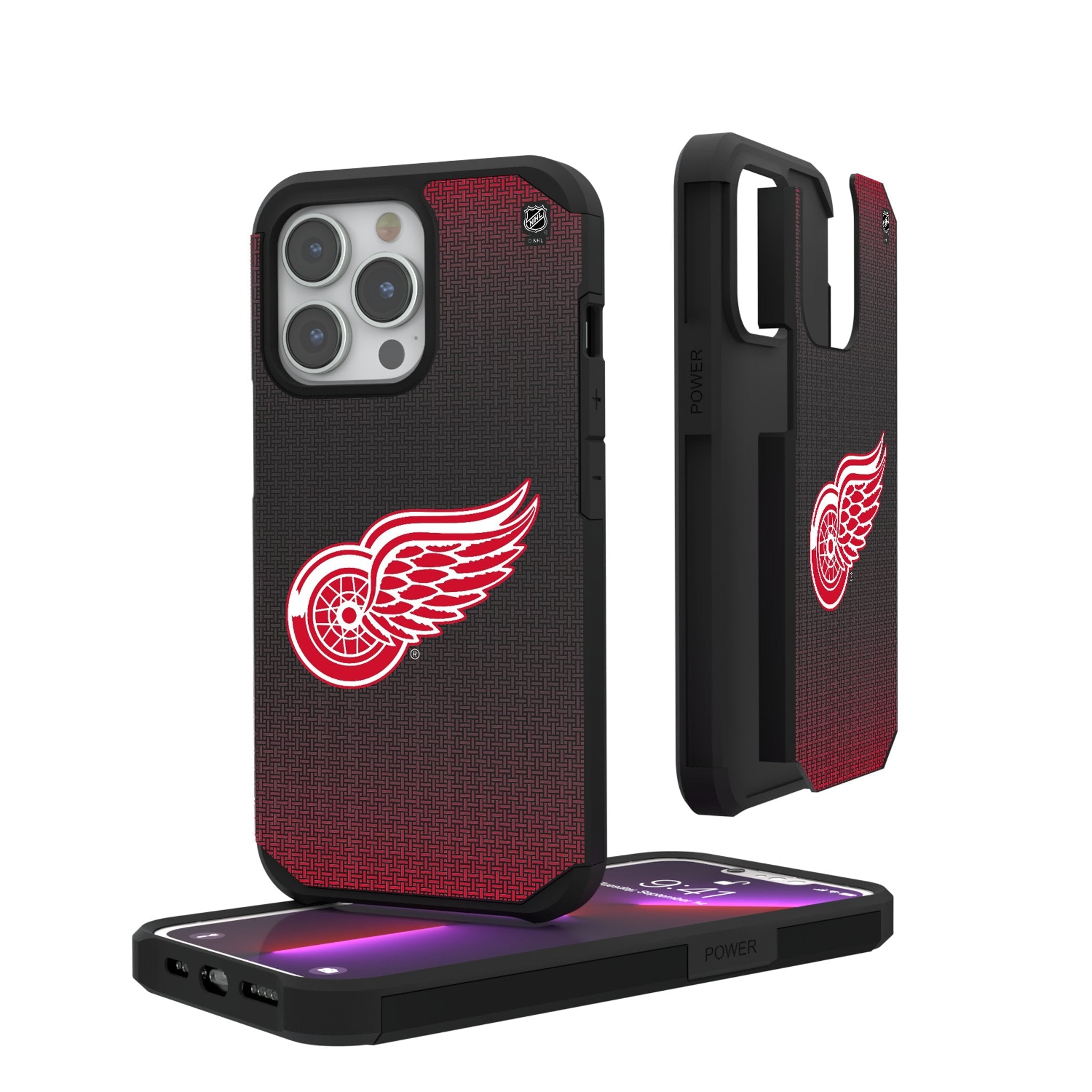 Detroit Red Wings Linen Rugged Phone Case