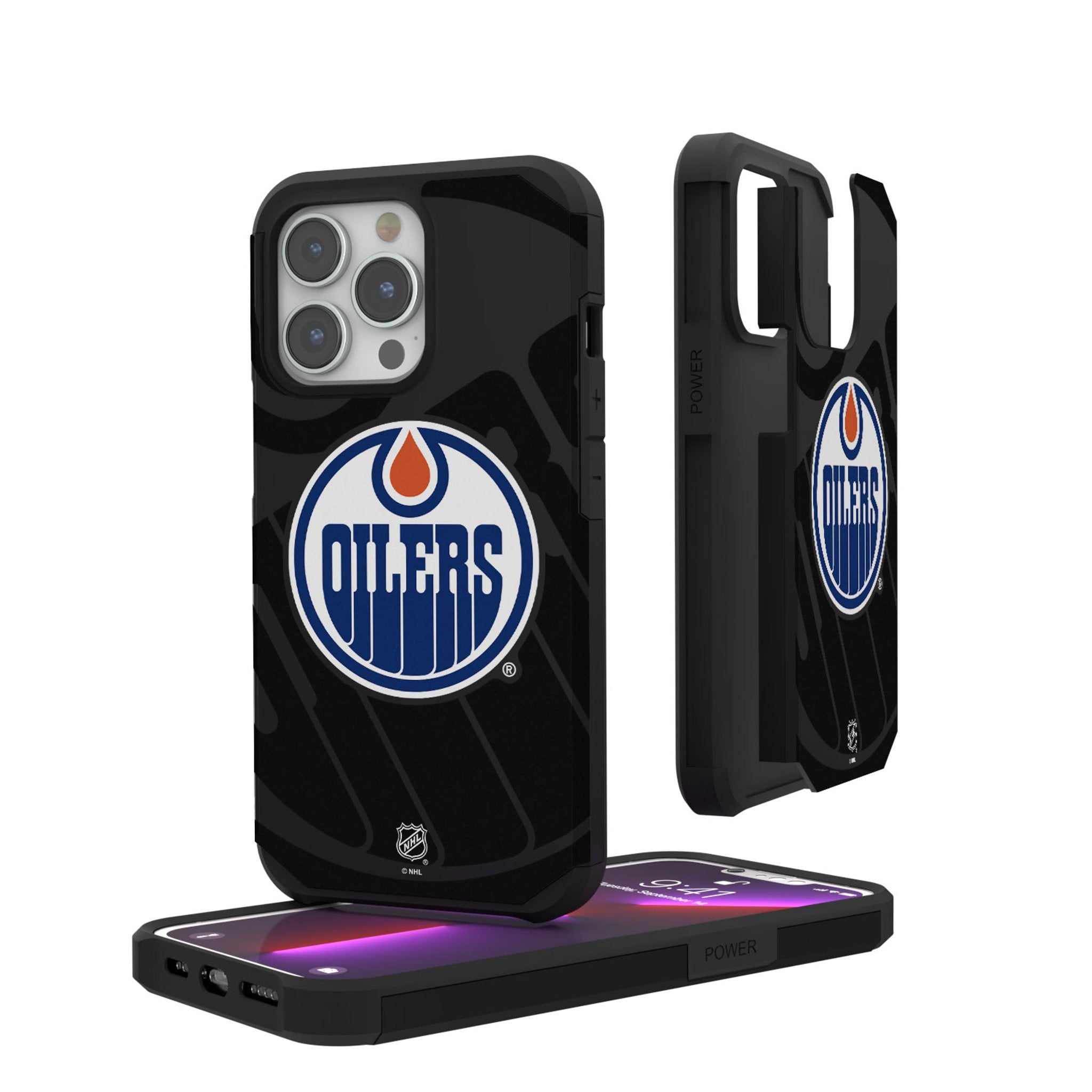 Edmonton Oilers Monocolor Tilt Rugged Phone Case