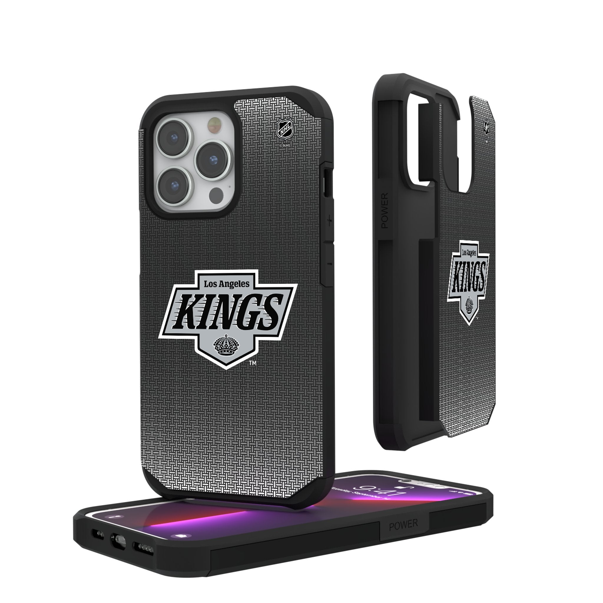 LA Kings Linen Rugged Phone Case