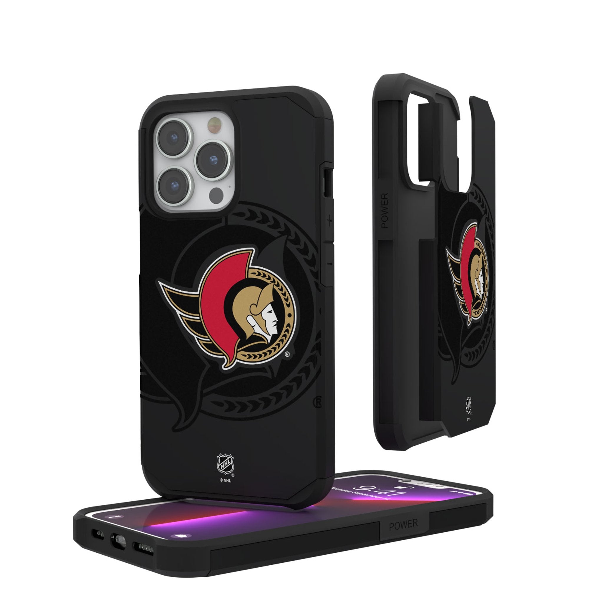 Ottawa Senators Monocolor Tilt Rugged Phone Case