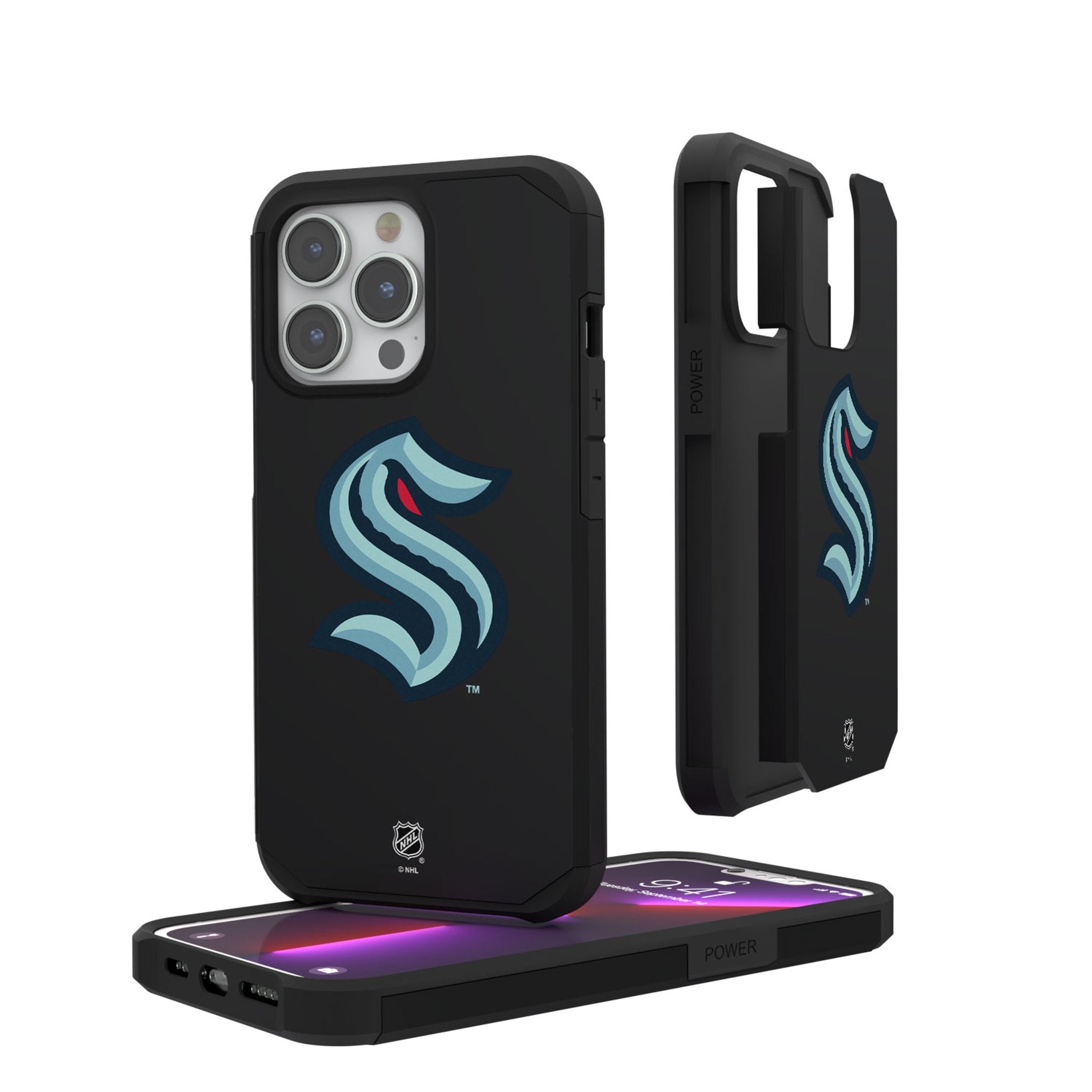 Seattle Kraken Monocolor Tilt Rugged Phone Case